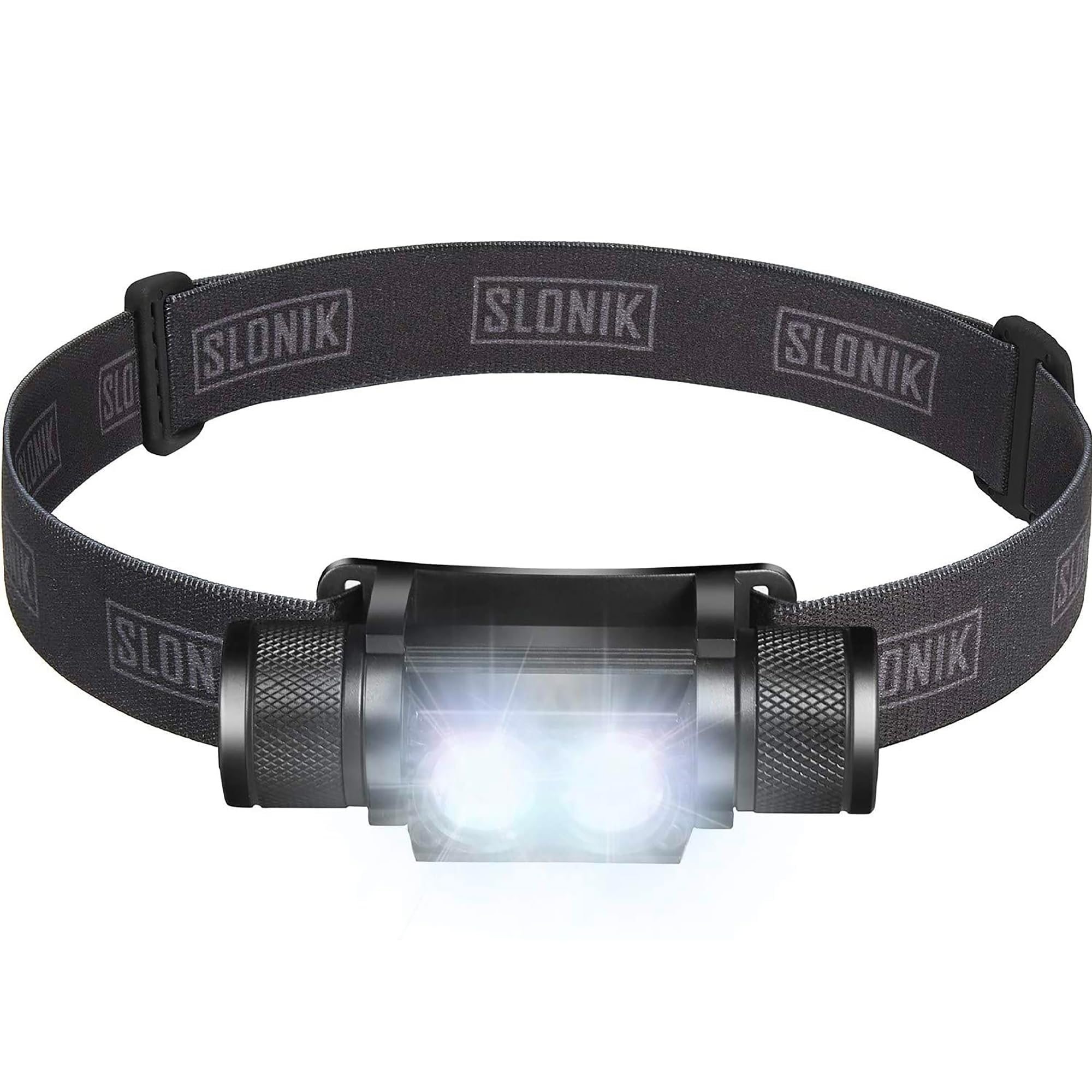 Slonik Headlamp Rechargeable - 1000 Lumen Led Usb Rechargeable Headlight - Ipx4 Waterproof Head Lamp With Bright 60 Ft Flashlight Beam - Hiking & Outdoor Camping Gear, Black - Led Headlamp