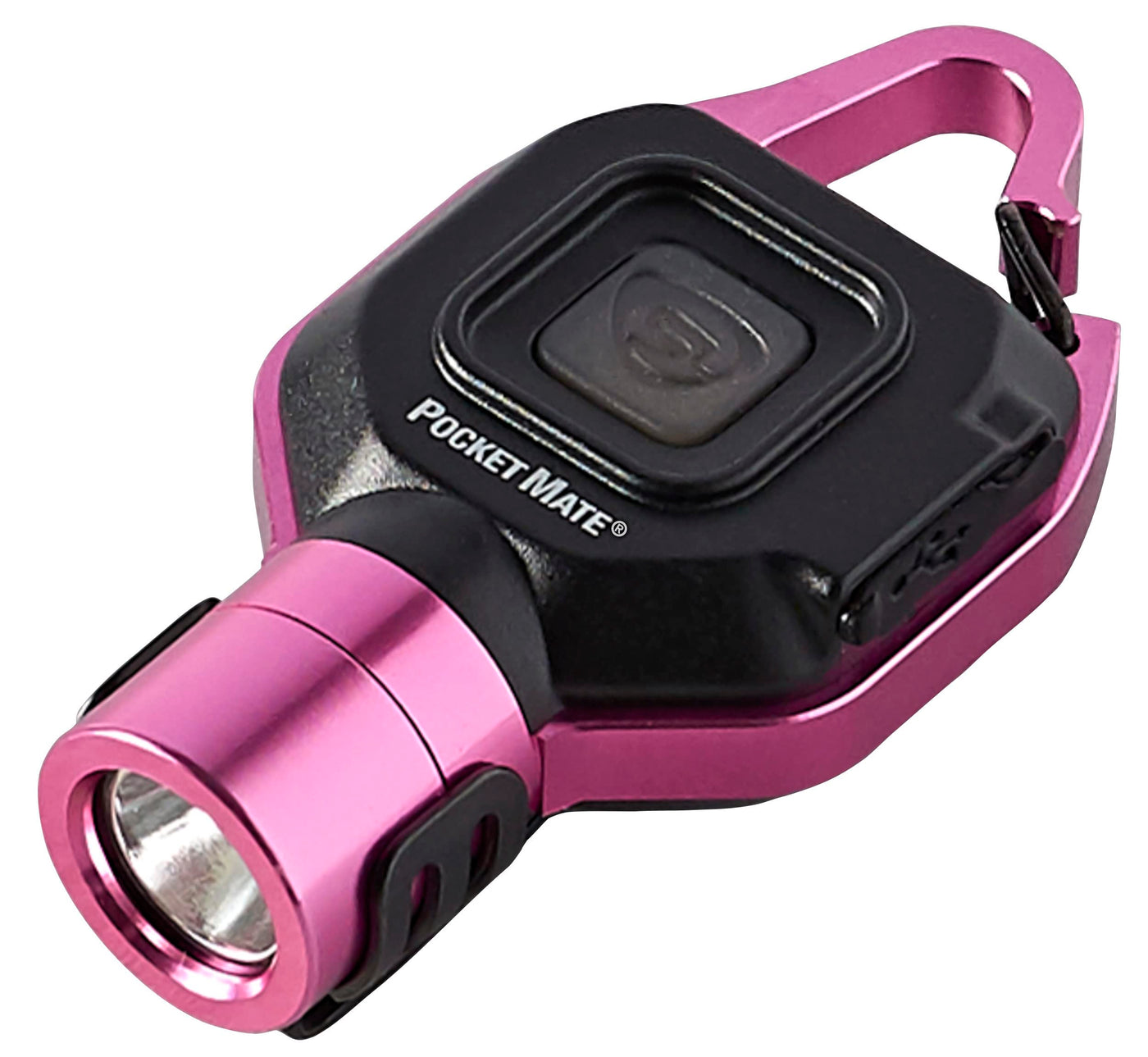 streamlight small flashlight Streamlight 73303 Pocket Mate 325-Lumen Pocket Keychain/Clip-on USB Rechargeable Flashlight, Pink – Lightsdaddy