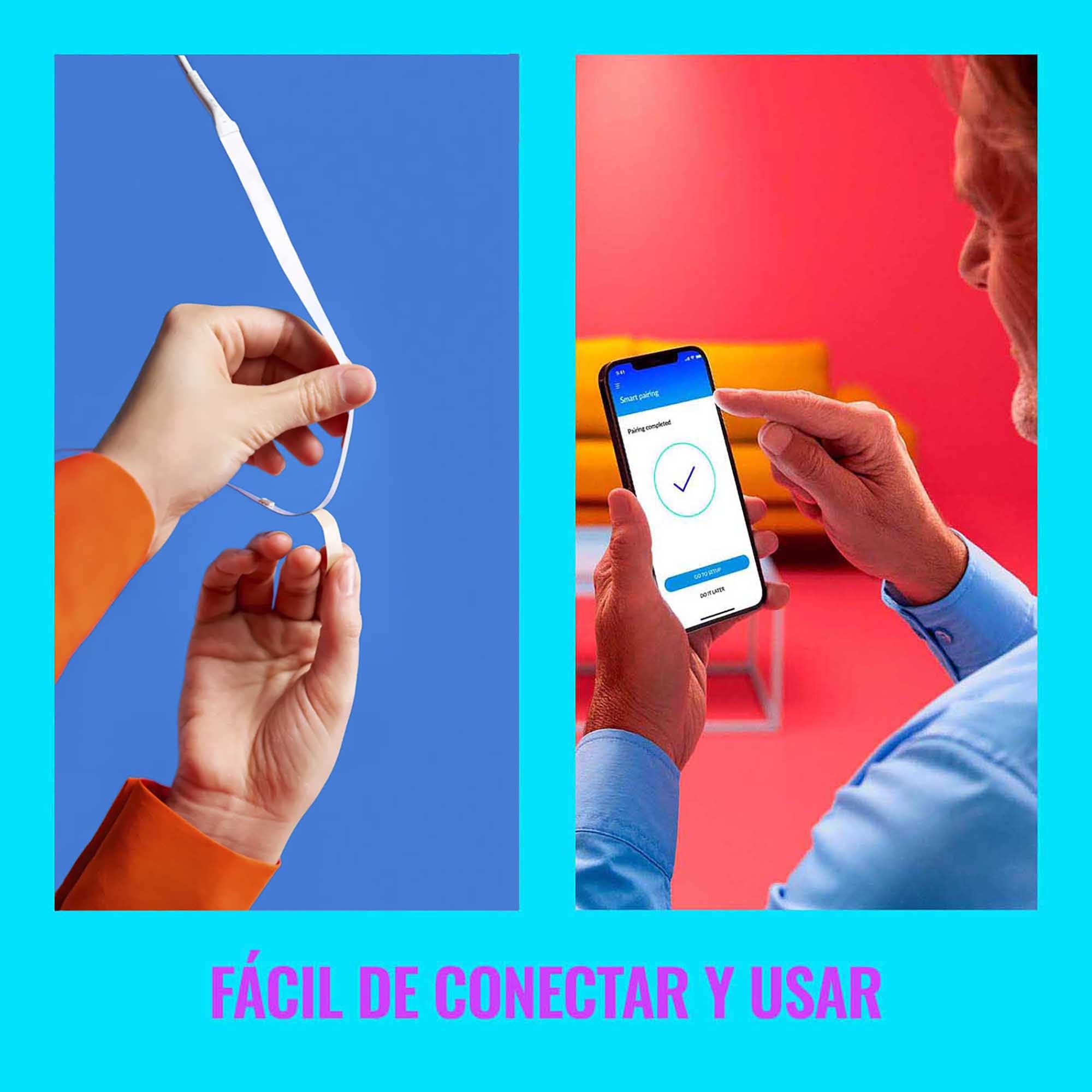 WiZ Connected LED Light Strip, 65.6FT, RGBIC, Voice/App Control, Works with Google Home, Alexa, HomeKit, Model 605592