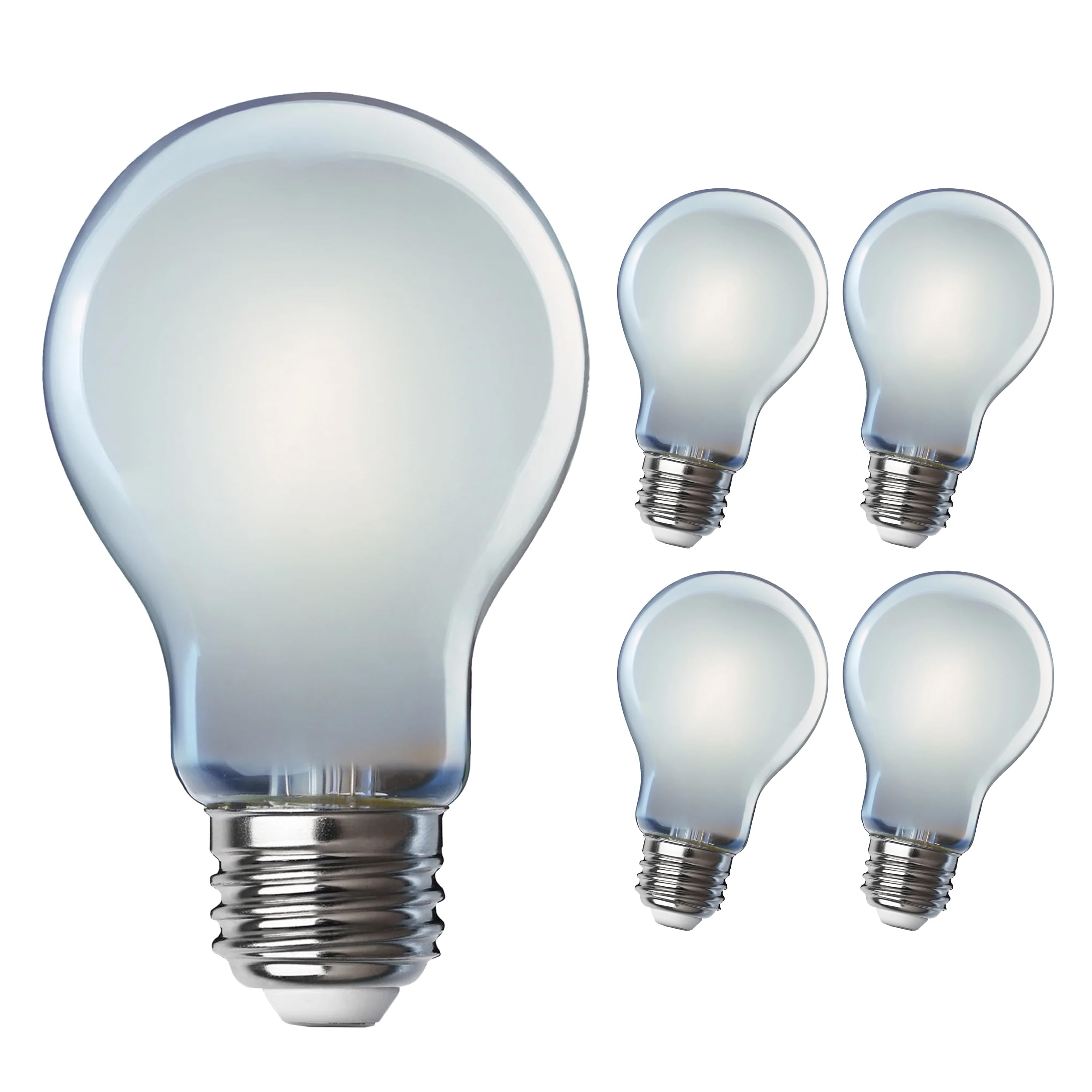 Feit Electric A19 Led Light Bulb, 60W Equivalent, Dimmable, 800 Lumens, E26 Med Base, 5000K Daylight, 90 Cri, 8.8W Standard Glas