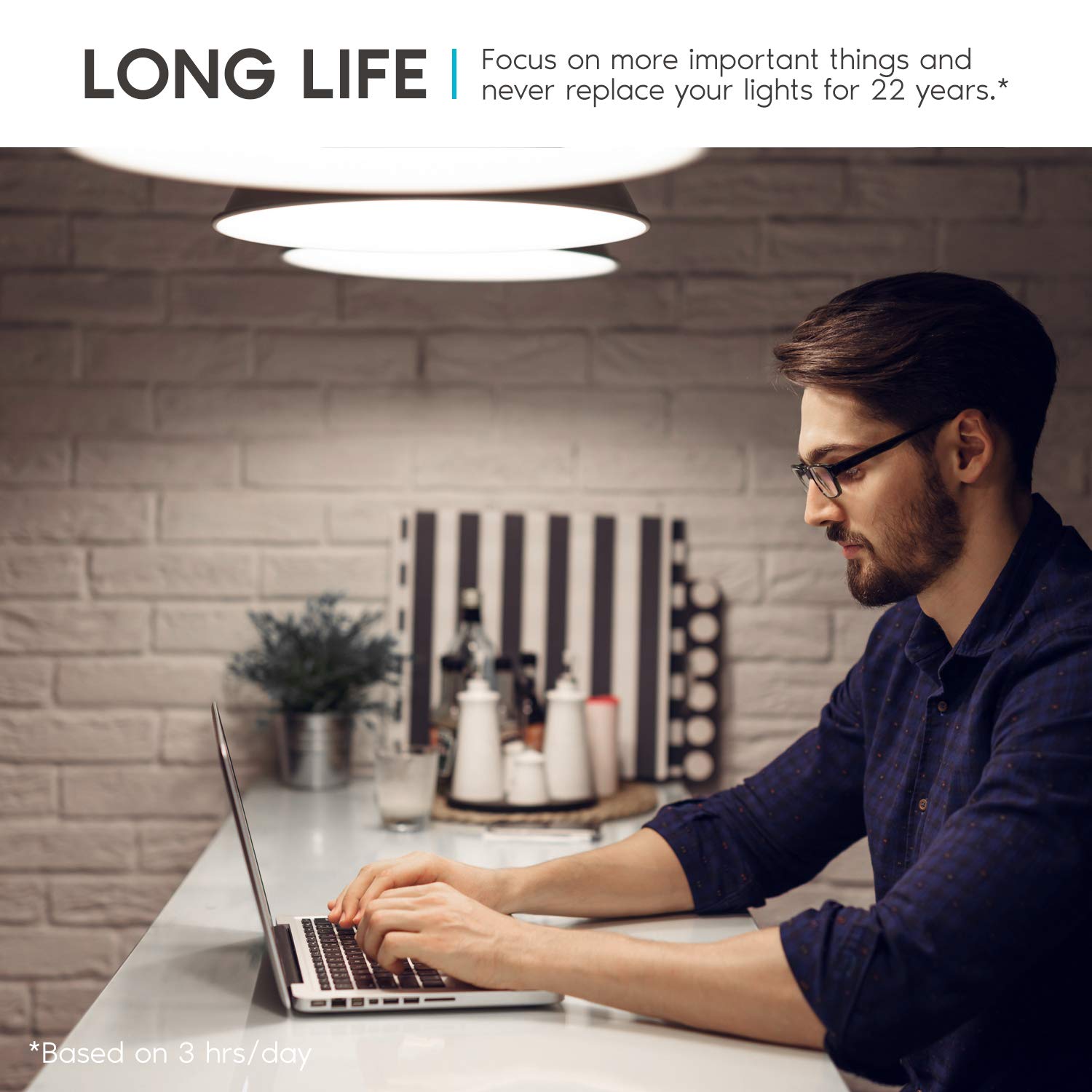 Luxrite A19 Led Bulb 60W Equivalent, 4000K Cool White, 800 Lumens, Dimmable Standard Led Light Bulbs 9W, Enclosed Fixture Rated, Energy Star, E26 Medium Base - Indoor And Outdoor (24-Pack)