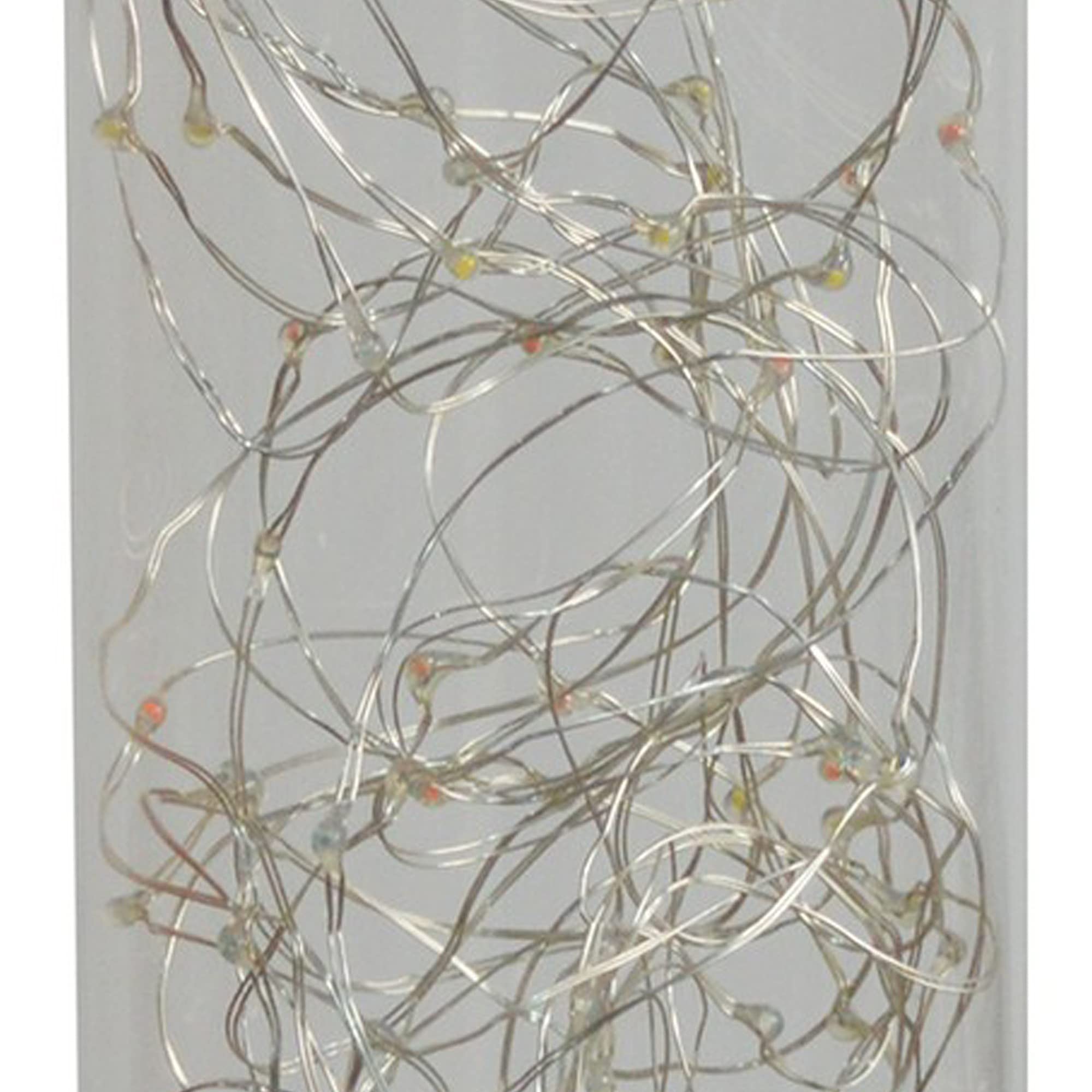 Benzara Bm240870 13 X 6 X 6 In. Column Table Lamp With Integrated Multicolored Led Clear