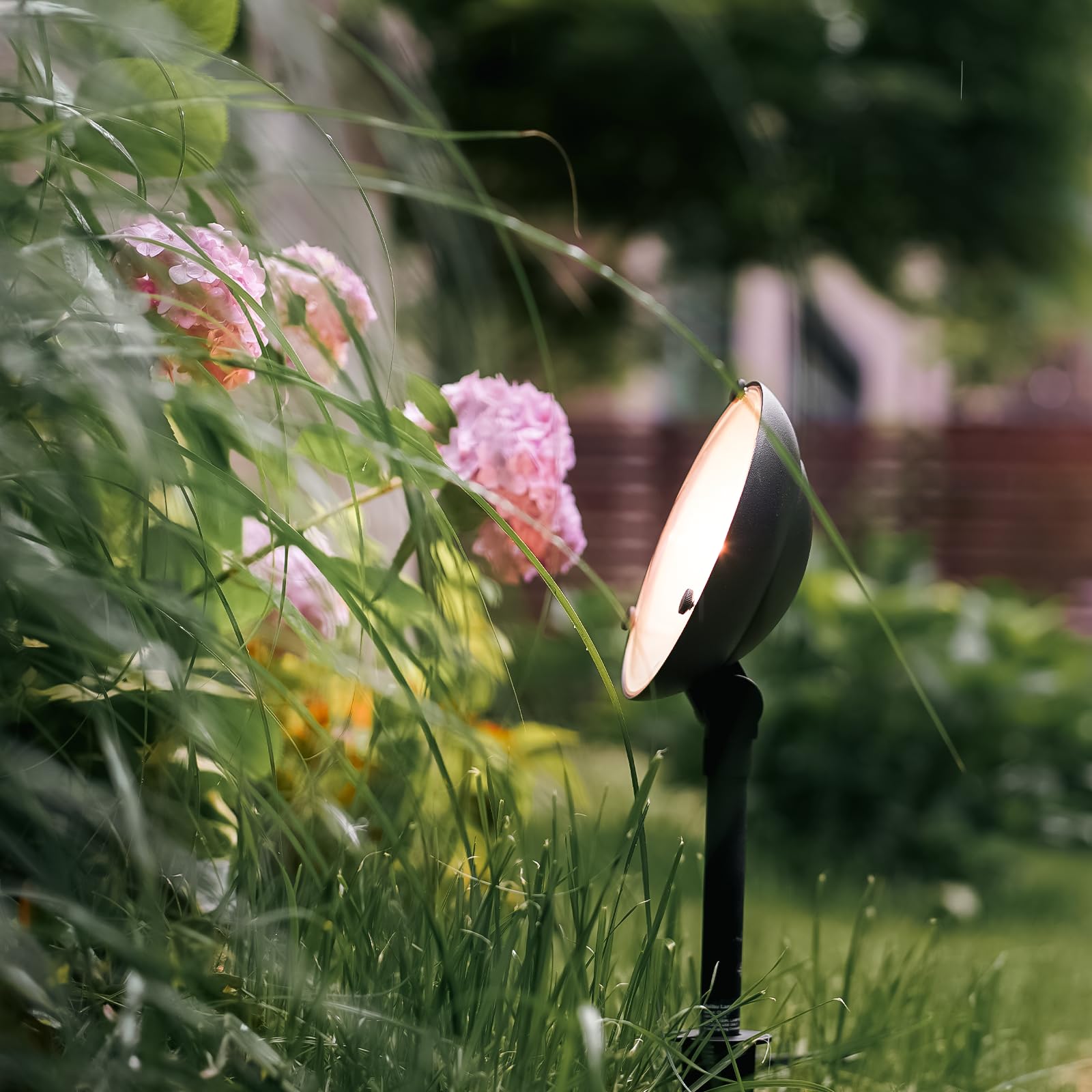 Malibu Low Voltage Landscape Lighting - 20W Metal Floodlight, Waterproof Outdoor Spotlight for Yard & Garden, Black, Model 43237-2