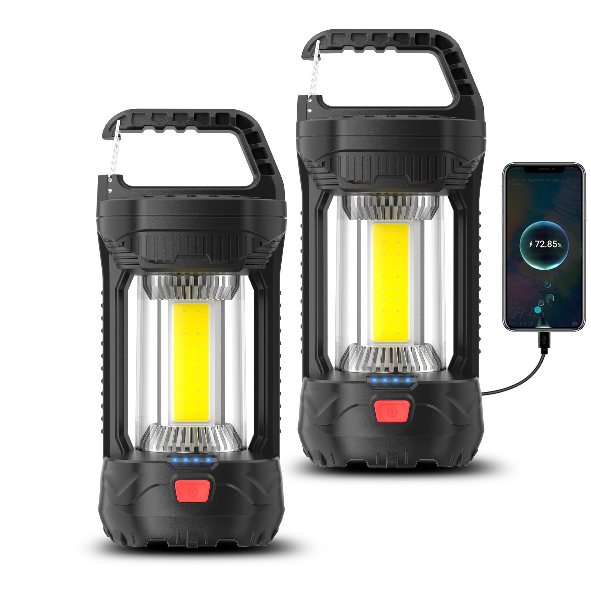 Favorlite 1000Lm Rechargeable Led Camping Lantern, Waterproof Tent Light With 3 Light Modes, Camping Essentials, Portable Lanter