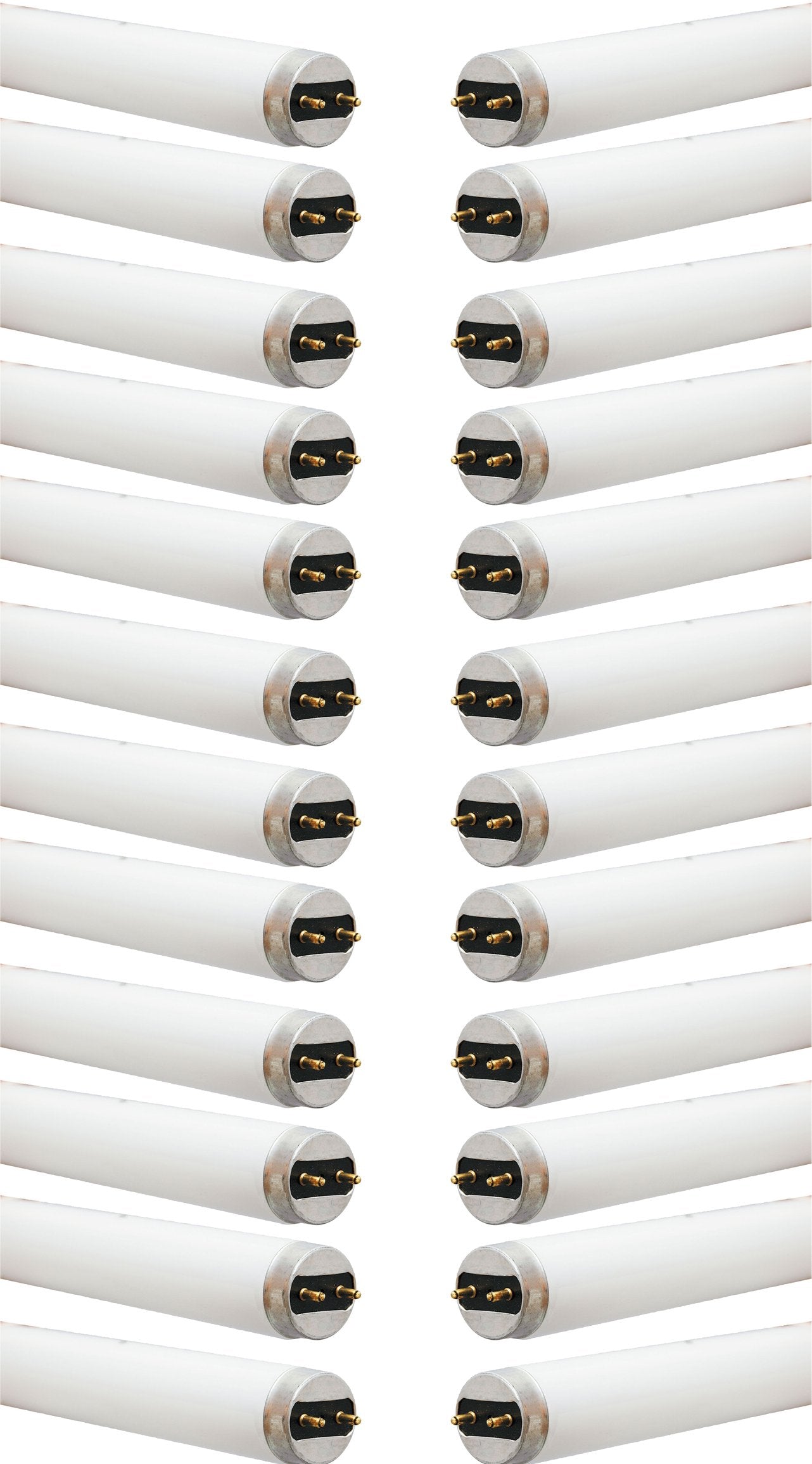 GE Work Spaces Fluorescent Tube Light Bulbs, T8 Bulb, 25-Watt, 2080 Lumen, 36-Inch Length, G13 Base, Cool White, 24-Pack, Tubula