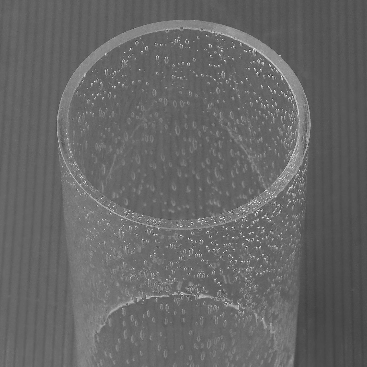 Eumyviv Clear Bubble Glass Lamp Shade, Raindrop Design, 1-5/8-Inch Open Ends, Glass Replacement Globe For Light Fixture