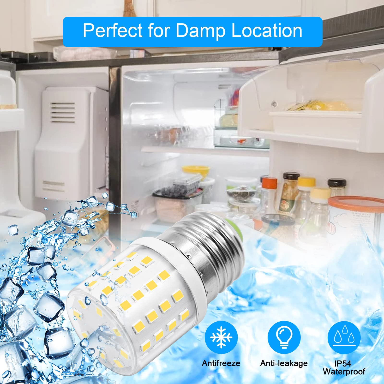 Zhenming For Frigidaire Light Bulb Kei D34L Refrigerator Bulb 5304511738 Kel 3418L Ac 100-265V 3.5W Led Refrigerator Light Bulbs