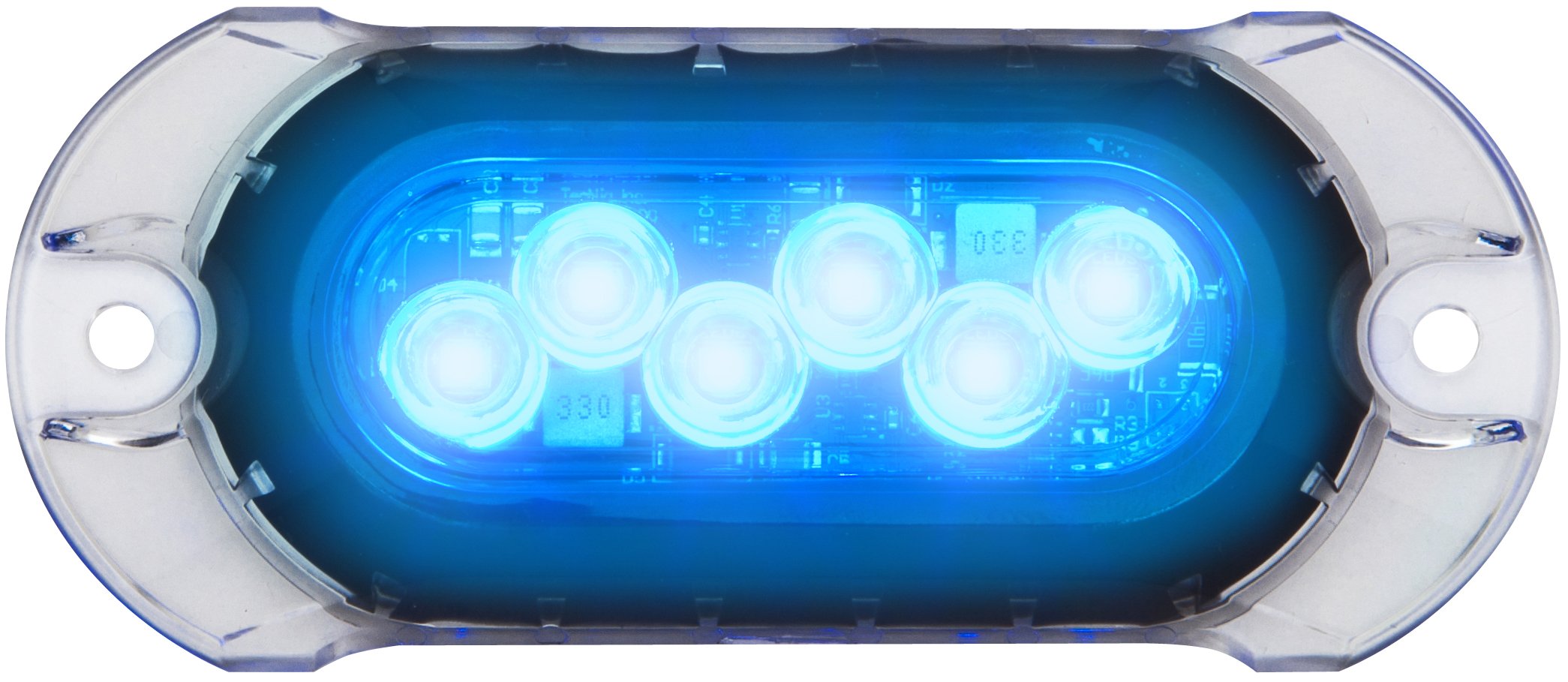 Attwood 65Uw06B-7 Lightarmor Ultra-Bright 6-Led 1,350 Lumen Underwater Light, Sapphire Blue