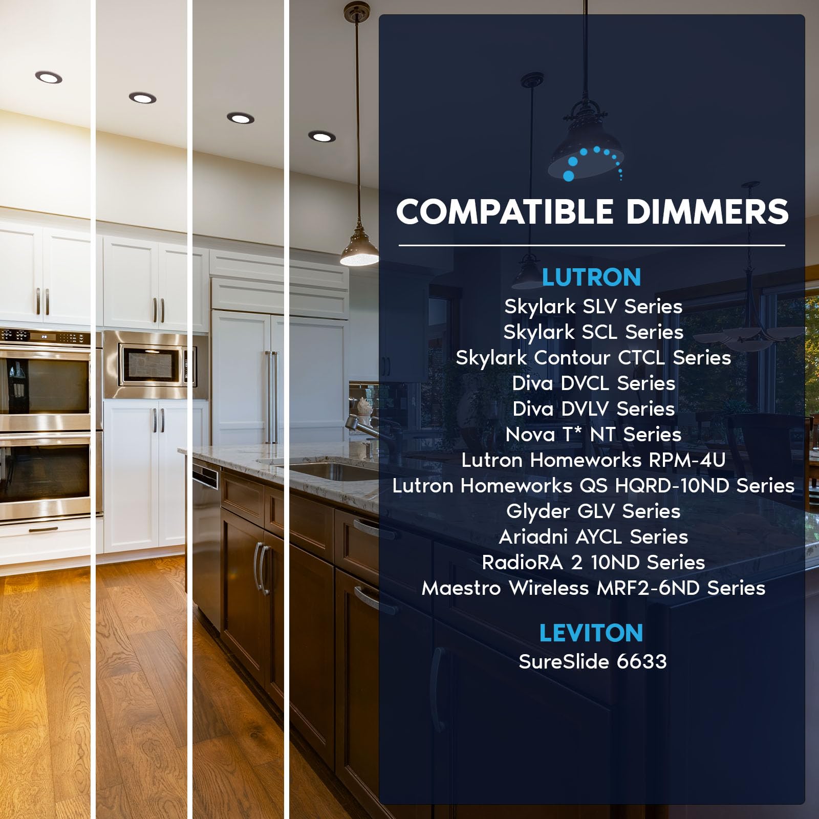 LUXRITE 6 Inch LED Disk Light, Dimmable 5CCT 2700K-5000K, 12.5W, 1000LM, Bronze,