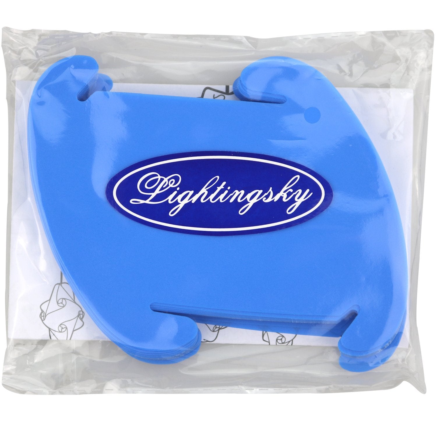 Lightingsky DIY Jigsaw Puzzle Lamp Shade Kit, XL-16 inch, Blue, Plastic, Includes 15 Feet Hanging Cord