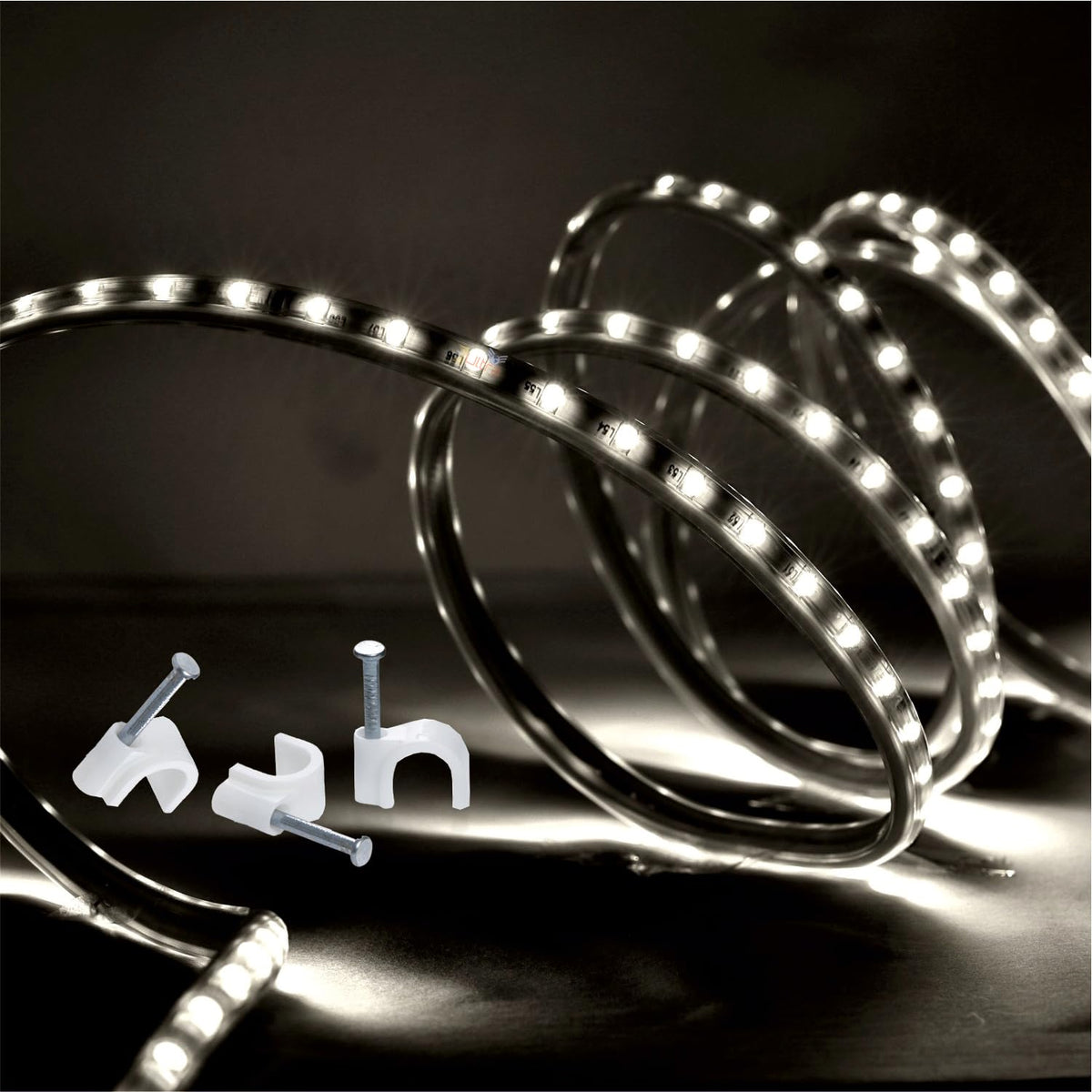 JS ULTRA SYSTEM Led Rope Light,Waterproof Strip Light for Diwali,Home,Festival,Christmas Decoration. (5 Meter, White)
