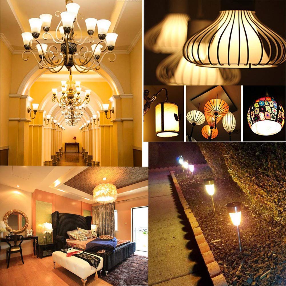 Lacnooe GY6.35 Capsule Bulbs 12V 35W Warm White Glass Halogen 12 Pack Dimmable T3/T4 for Pendant Light and Chandelier