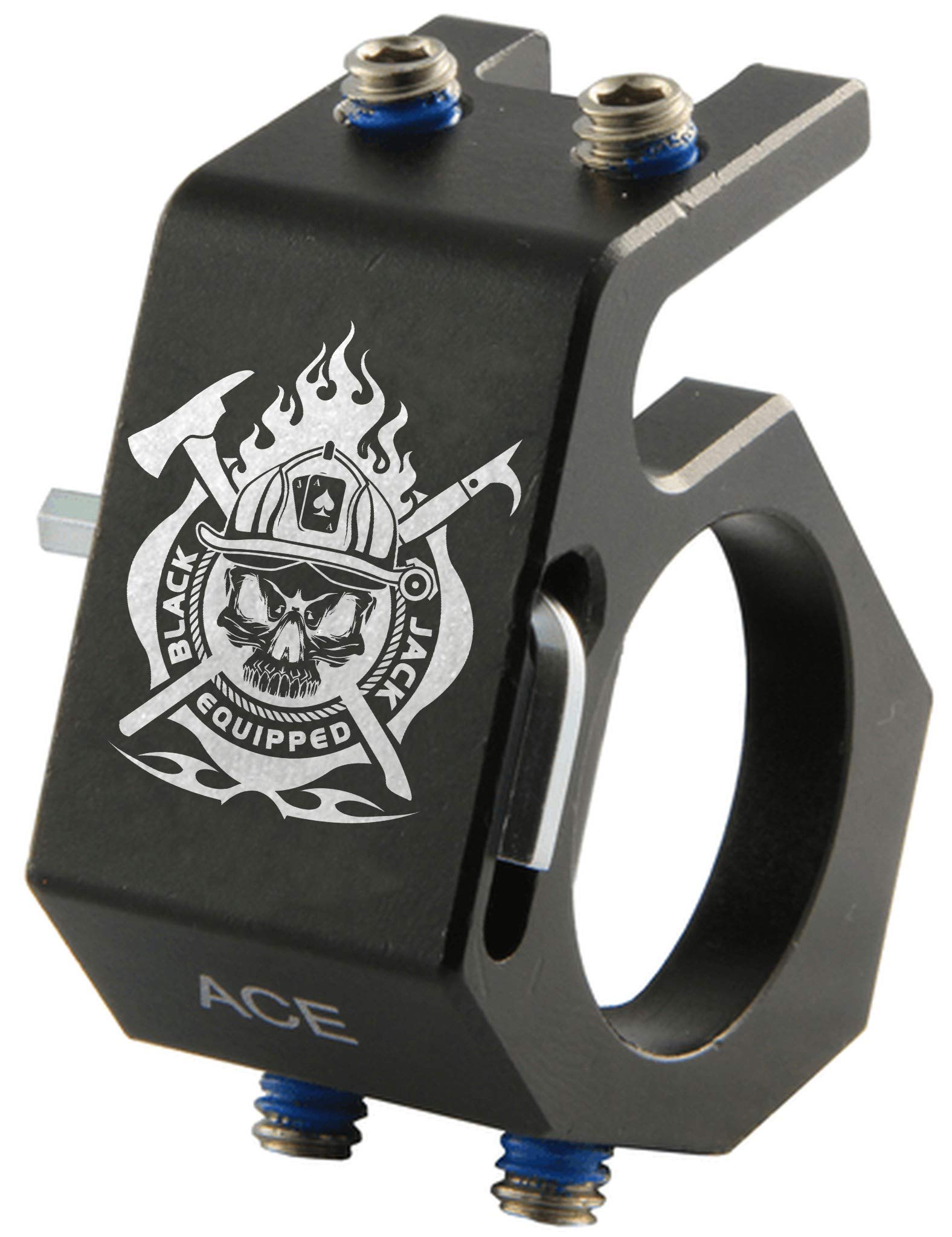 Fire Cam Blackjack Firefighter Helmet Flashlight Holder - Multicolor