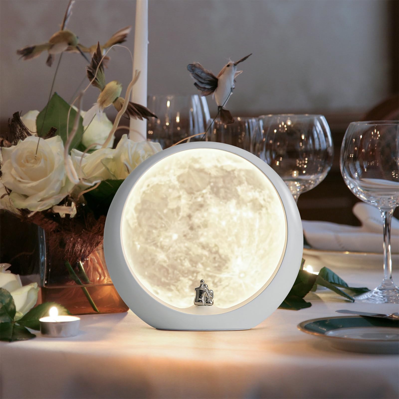 Mamre Super Moon Lamp Table Lamp Gift Special Women'S Gift For Bedroom Living Room Suprise Gift For Valentine'S Day Birthday Wed