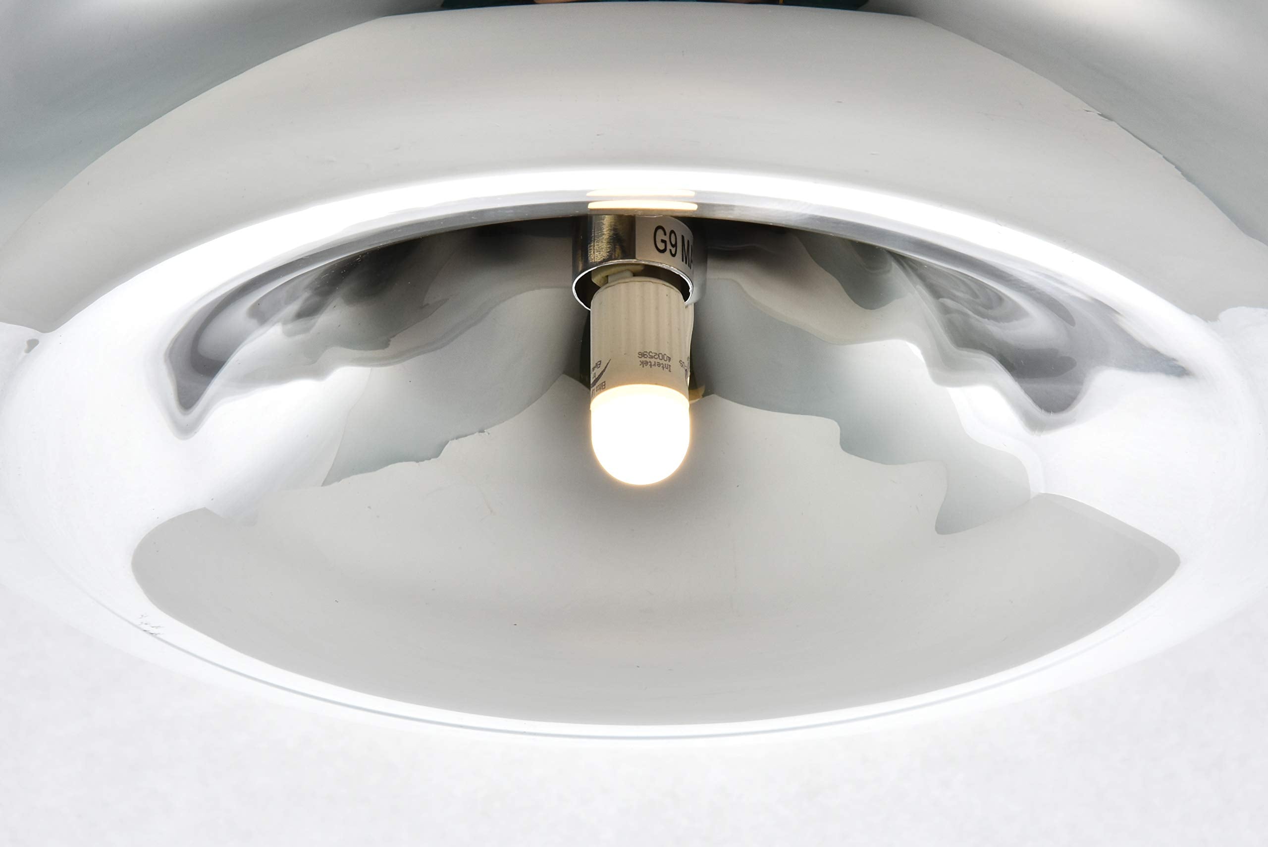 Elegant Lighting 11&quot; Chrome Pendant Light With Glass Shade - Modern Ceiling Fixture