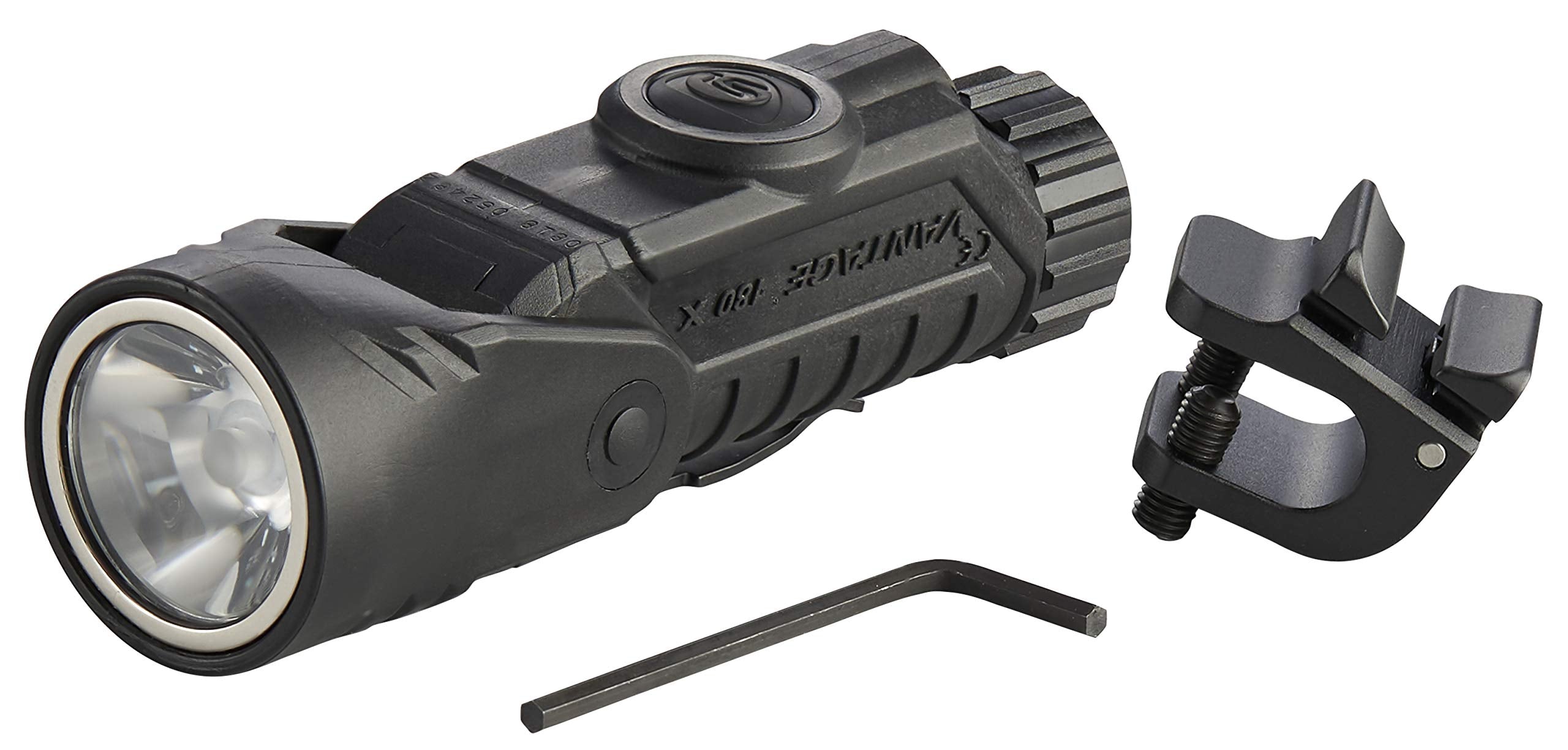Streamlight Vantage 180 X Firefighter Flashlight with Helmet Bracket, Black, Model 88903, Standard Size
