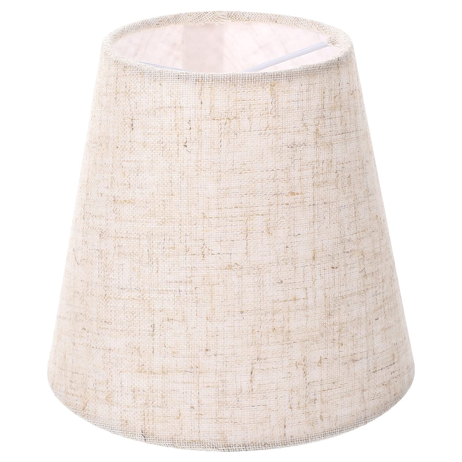 CALLARON Cloth Lamp Shades Cloth Lamp Shade Clip On Small s for Wall Table (Flaxen) Accessories