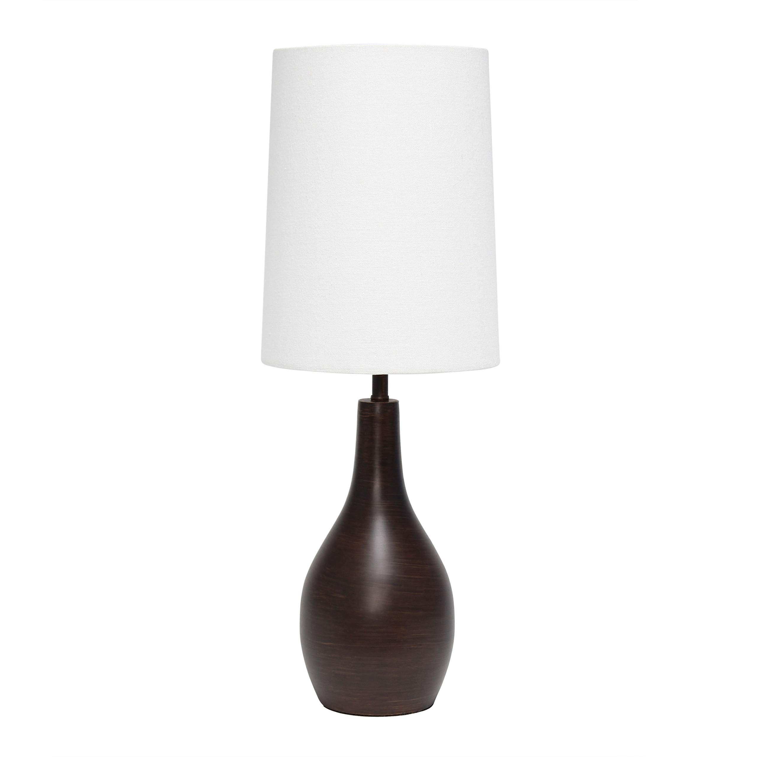 Simple Designs Lt3303-Rbz Tear Drop Table Lamp, Restoration Bronze
