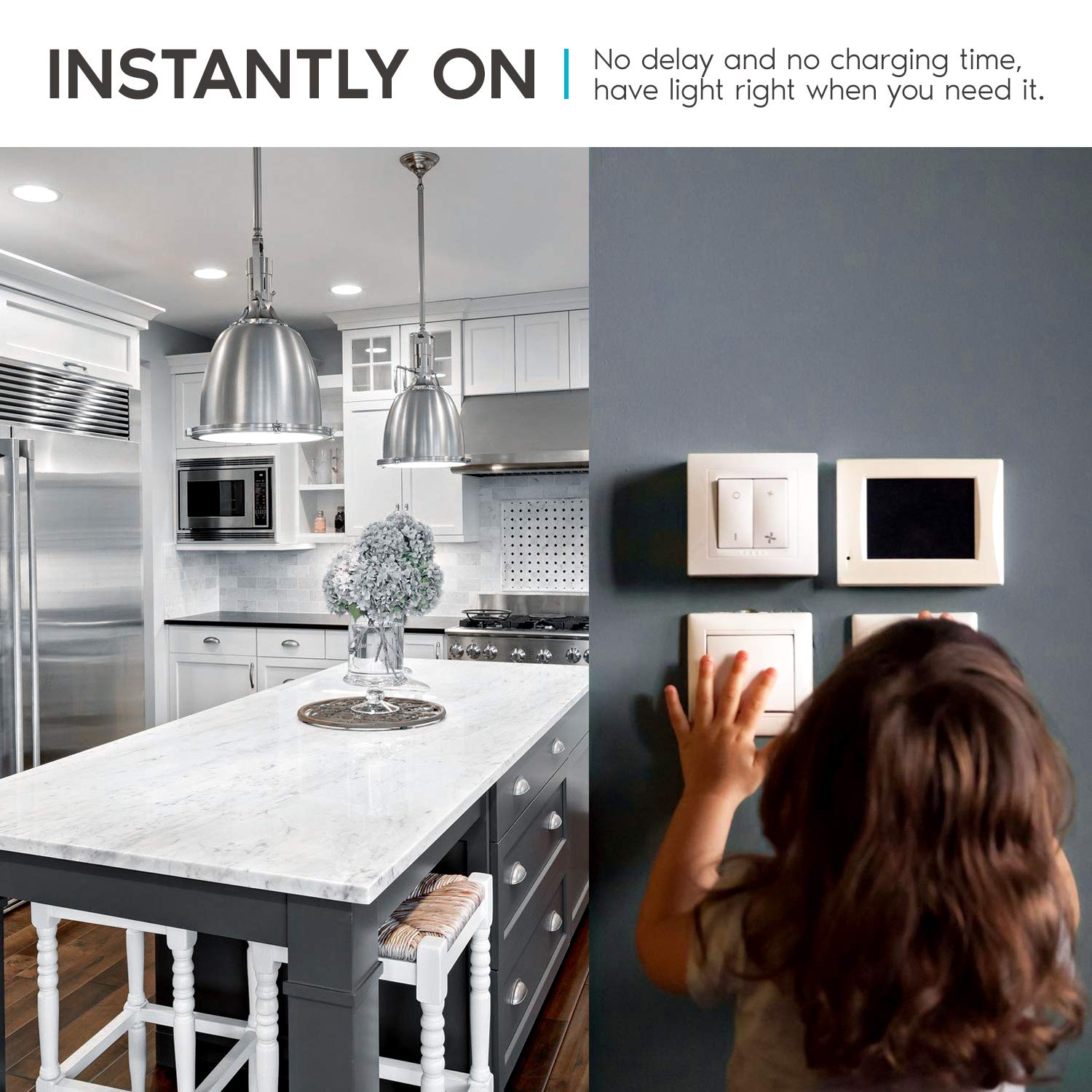 Luxrite A19 Led Light Bulb 60W Equivalent, 5000K Bright White Dimmable, 800 Lumens, Standard Led Bulb 9W, E26 Base, Energy Star, Enclosed Fixture Rated, Perfect For Lamps And Home Lighting (6 Pack)