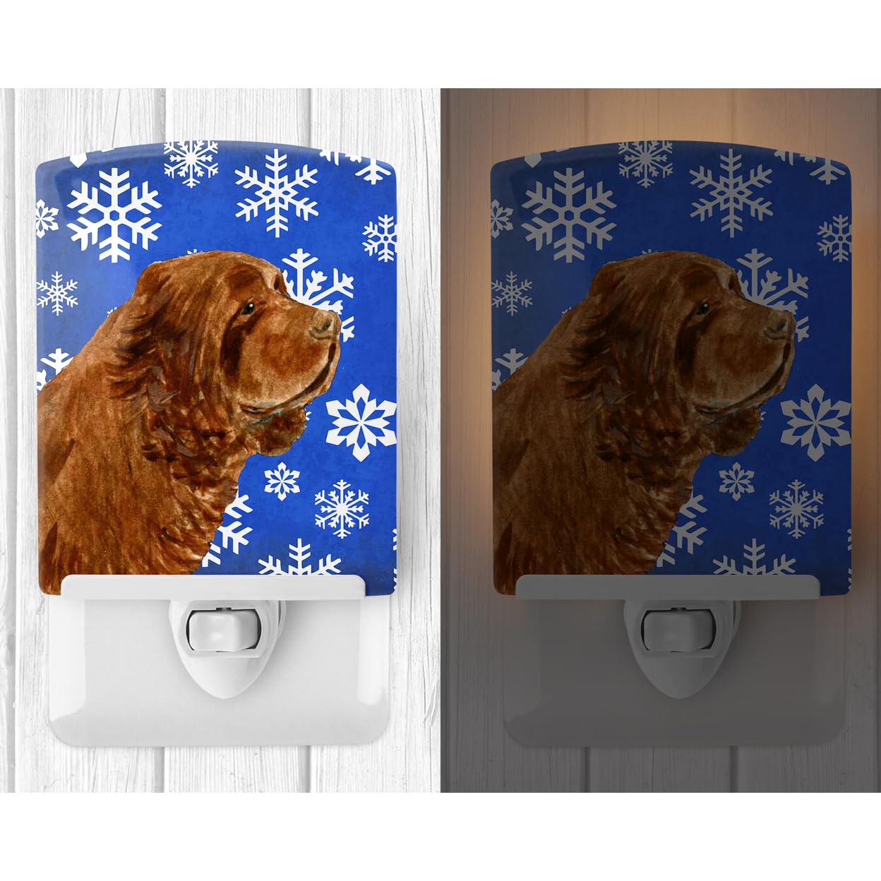 Carolines Treasures Ceramic Night Light, Sus  Spaniel, UL-Certified, 6x4x3, Multicolor, Model SS4648CNL