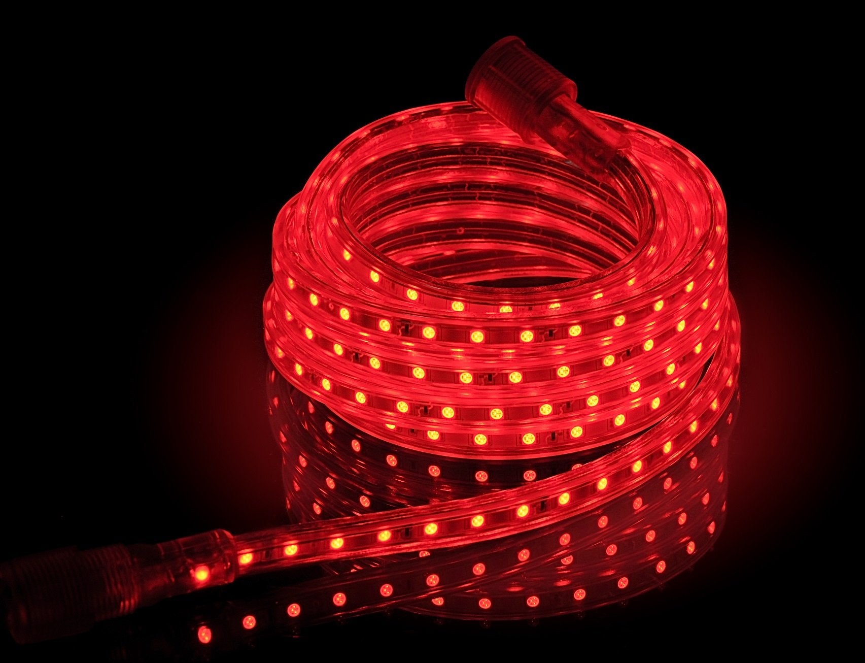 CBConcept LED Strip Rope Light, 40 Feet, 10500 Lumen, Dimmable, Red, Indoor/Outdoor, Model 120VSMD5050-12.5M-R
