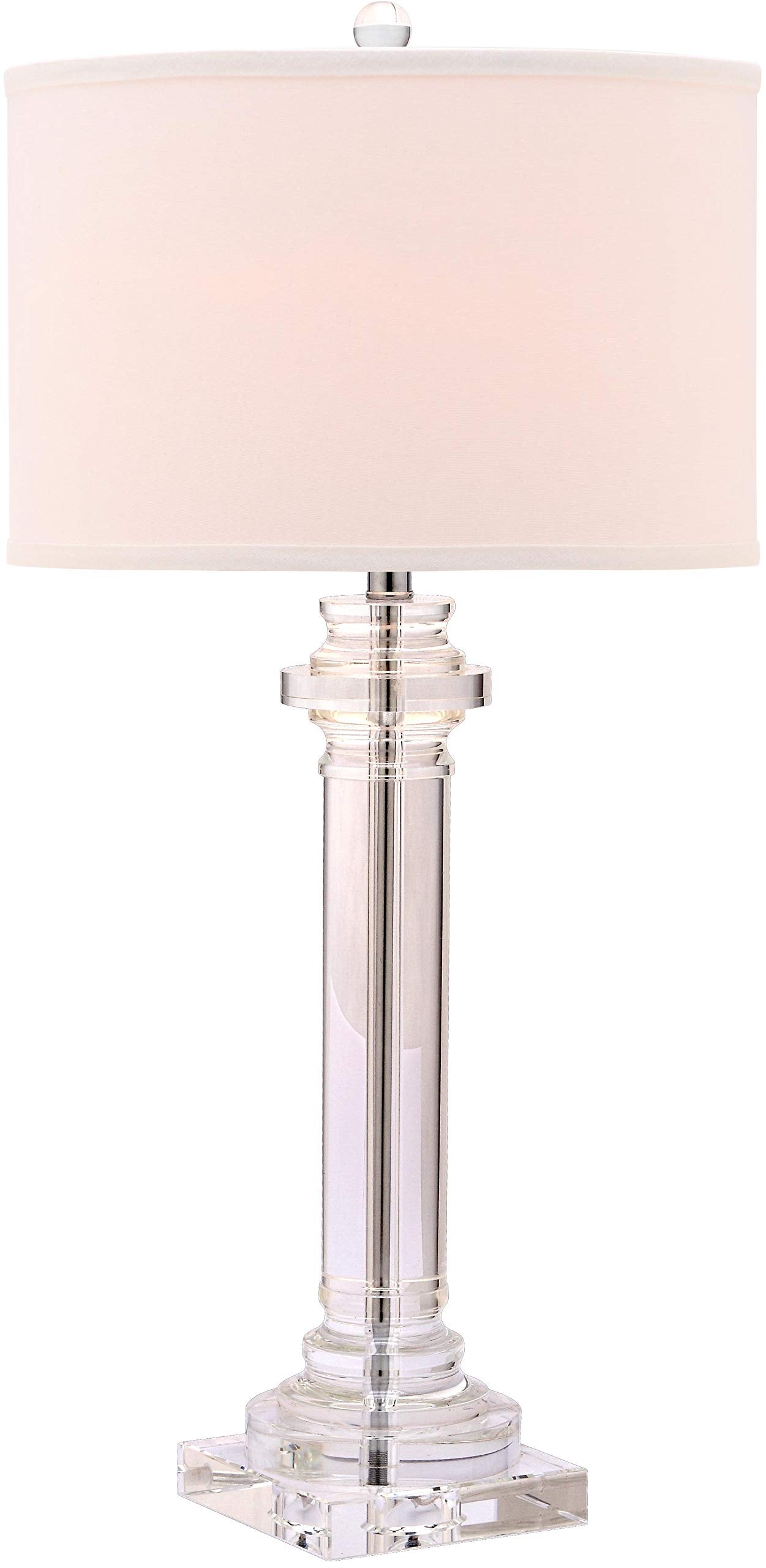 SAFAVIEH Lighting - Nina 30-Inch Crystal Column Table Lamp - Contemporary Slim Body Design - Ideal for Living Room, Bedroom, Ent