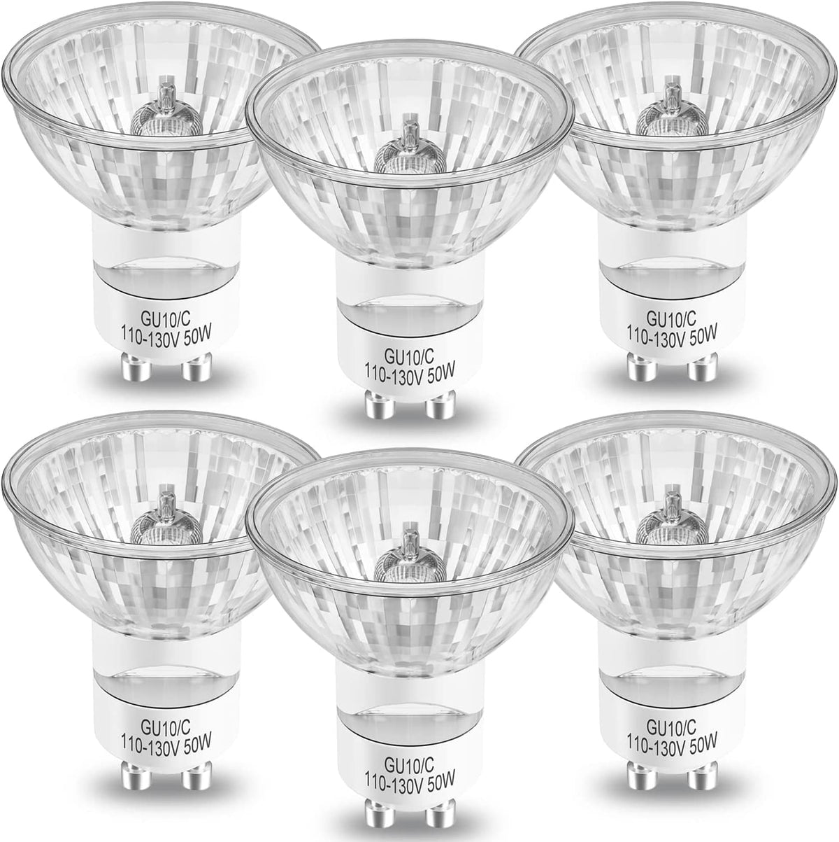 Serbion Halogen Light Bulbs - 50Watt Dimmable Gu10 Bulbs For Candle Warmer Lamp