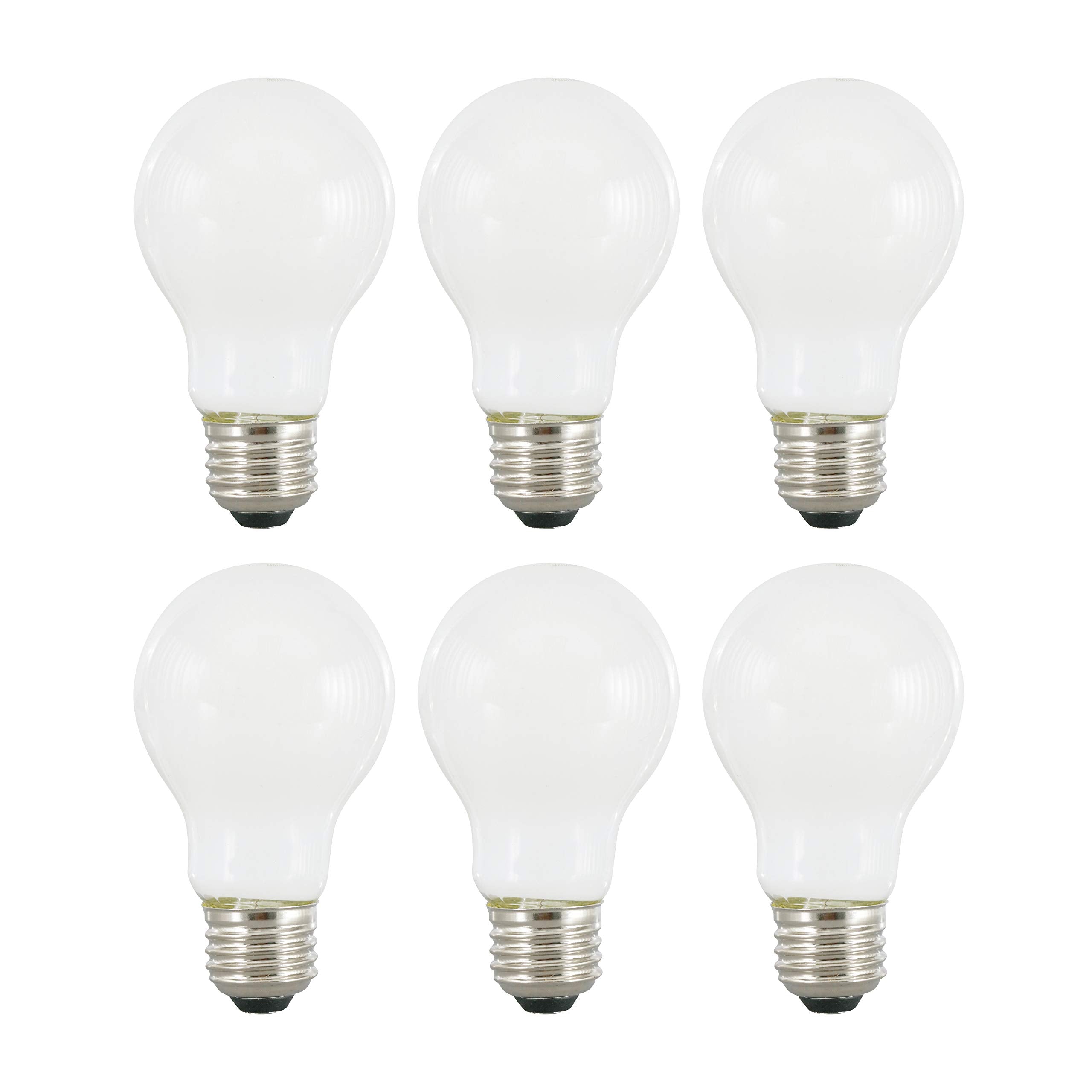 LEDVANCE SYLVANIA A19 LED Light Bulb, 60W Equivalent, 8W, Dimmable, 800 Lumens, 5000K Daylight, 6 Pack