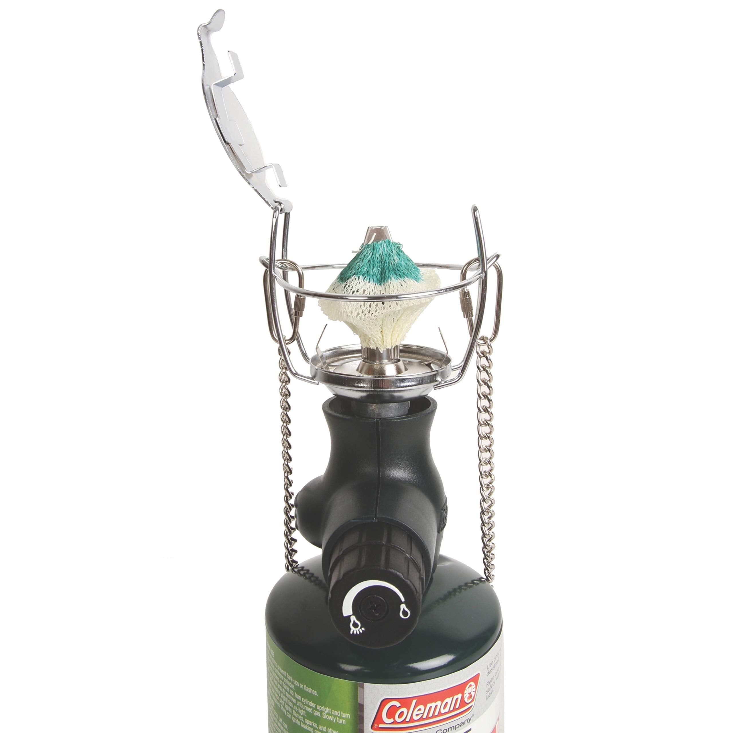 Coleman Compact Propane Lantern, 300 Lumens, Adjustable Brightness, One Size, Black, Model 2000026392
