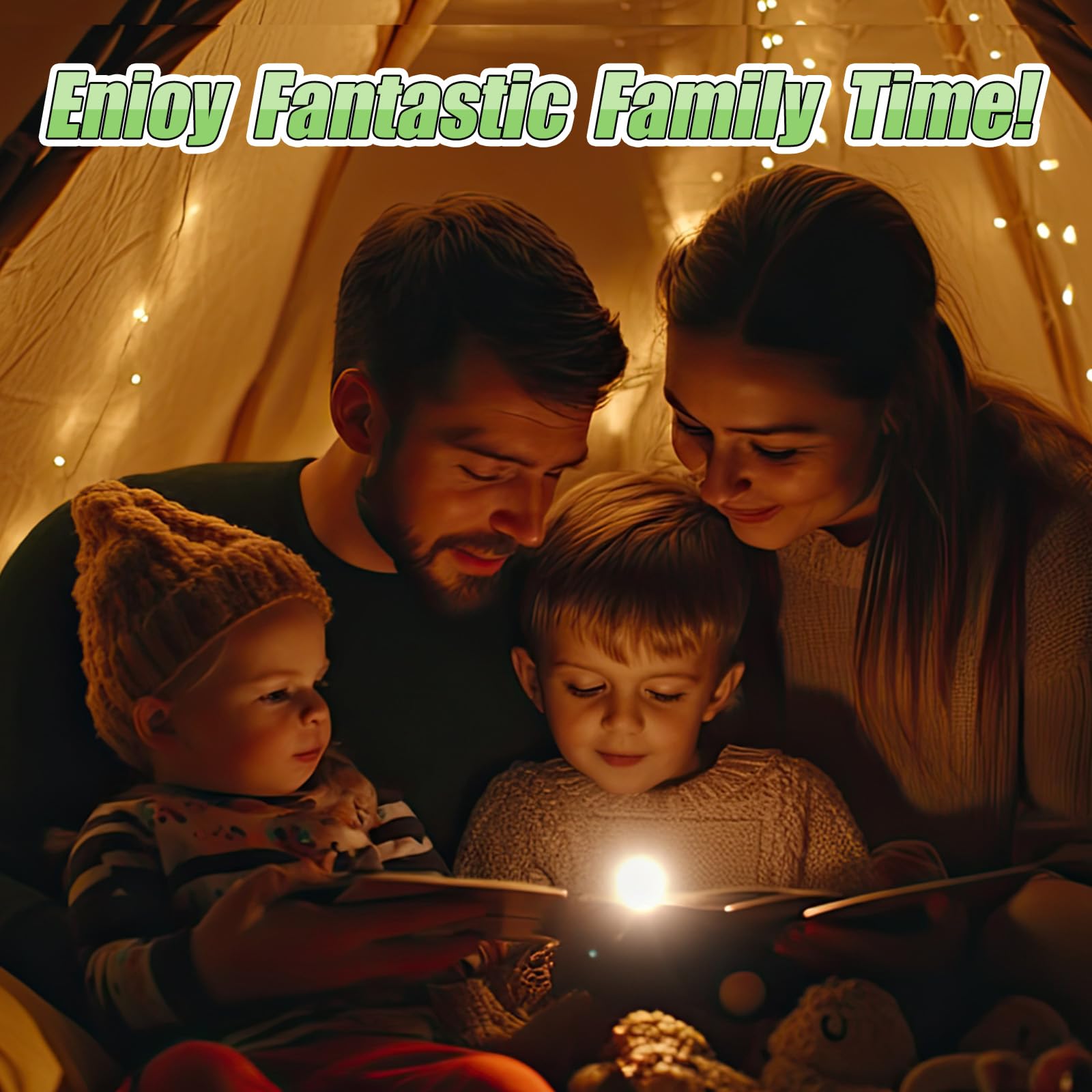 Tremdwoto Cute Turtle Kids Flashlight, Rechargeable LED, Green/Brown, Ideal for Camping & Outdoor Adventures