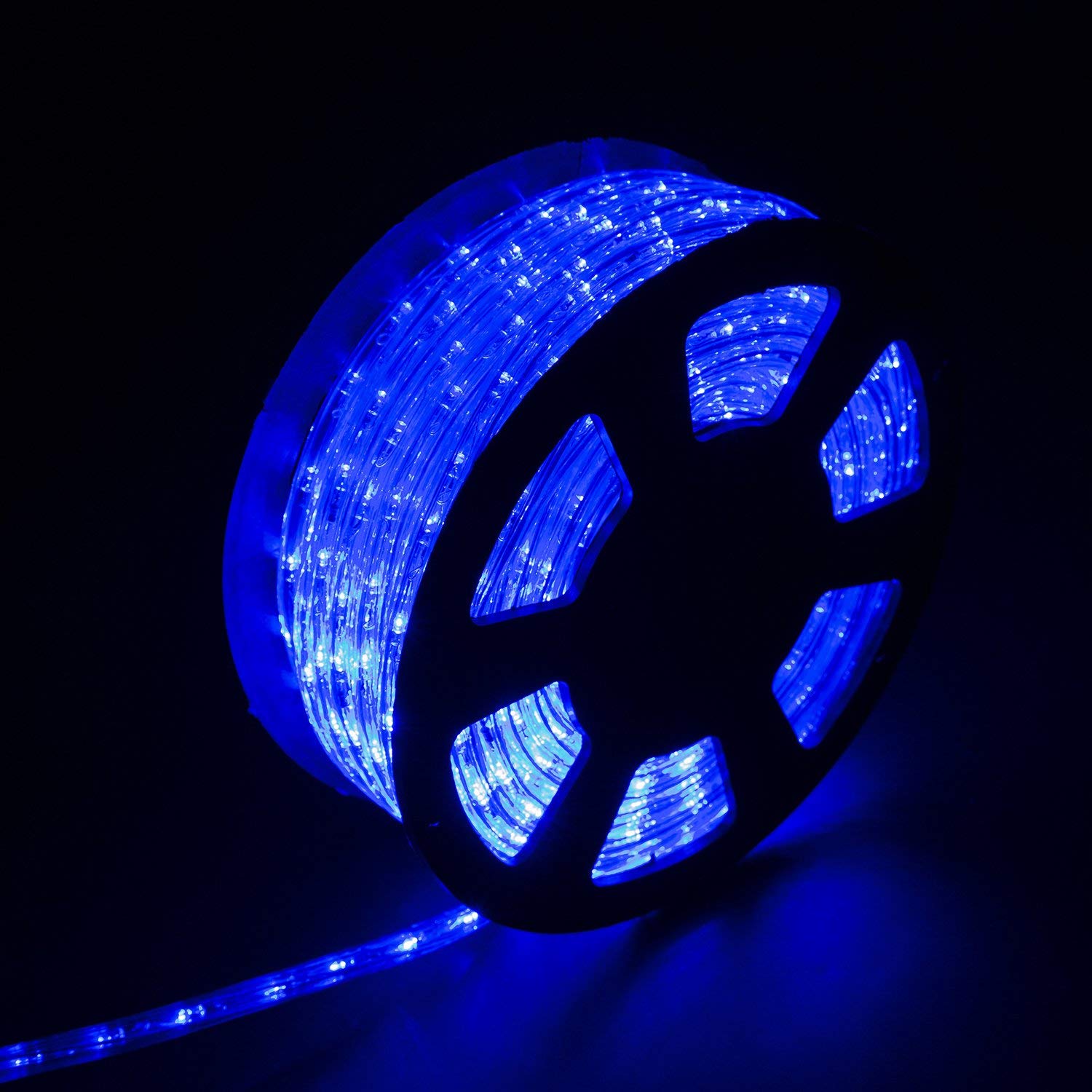Diophros 150FT Rope Light  LED Band Lights for Indoor Outdoor Rope Lighting Waterproof Decorative Lighting Backyards Garden and Party Decoration (Blue)