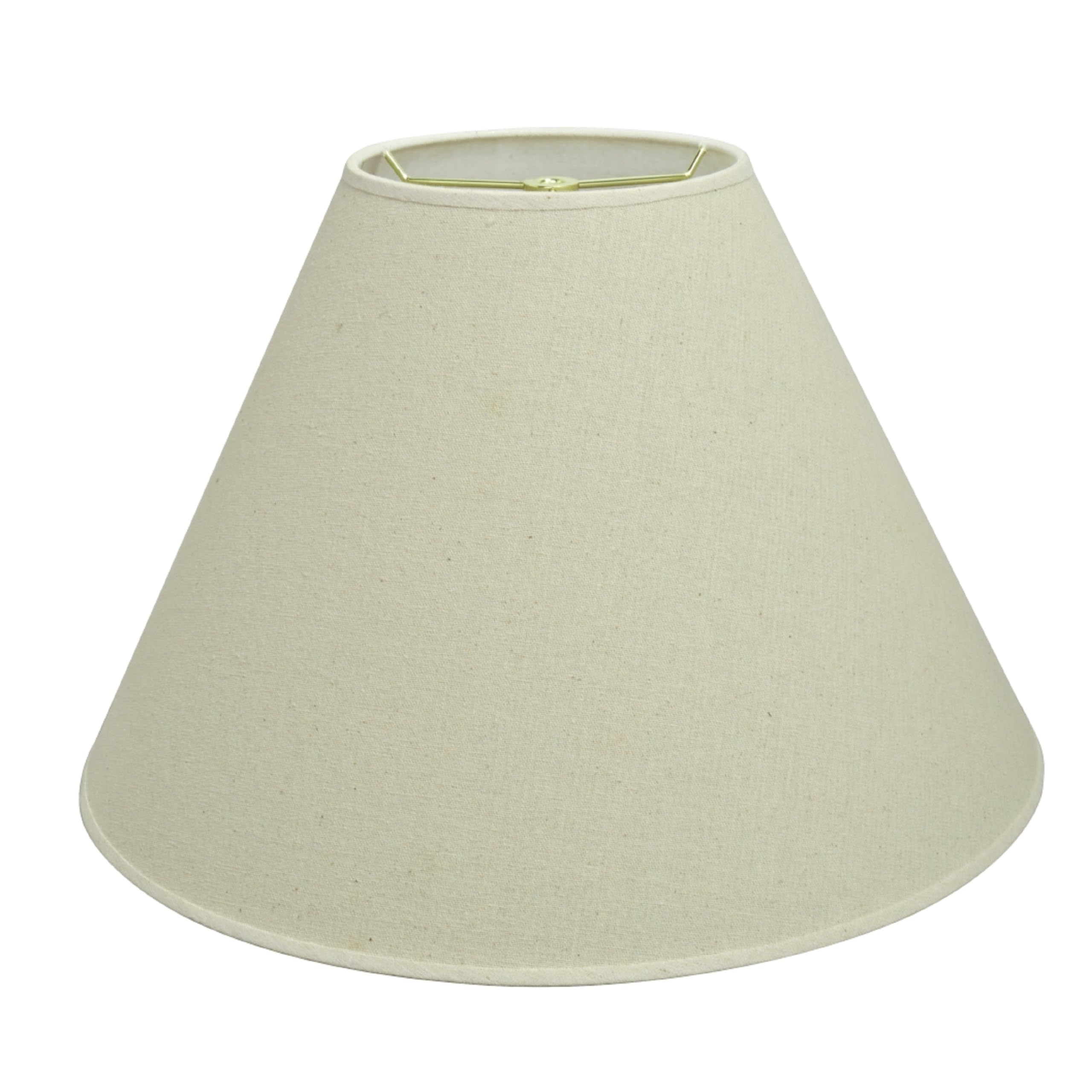 Aspen Creative 32023A Transitional Hardback Empire Shaped Spider Construction Lamp Shade in Beige, 18" wide (7" x 18" x 12 1/2")