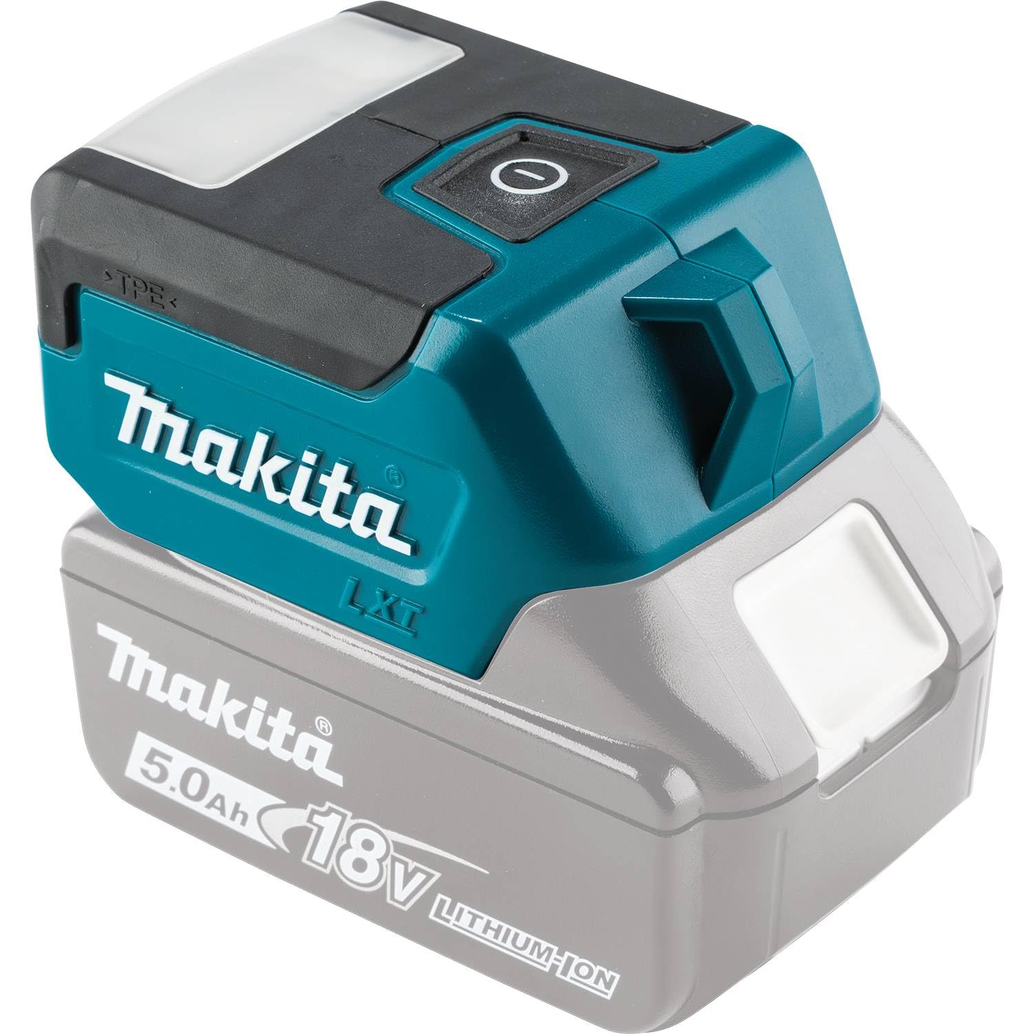 Makita DML817 18V LXT Compact LED Flashlight, Green, Plastic, Flashlight Only