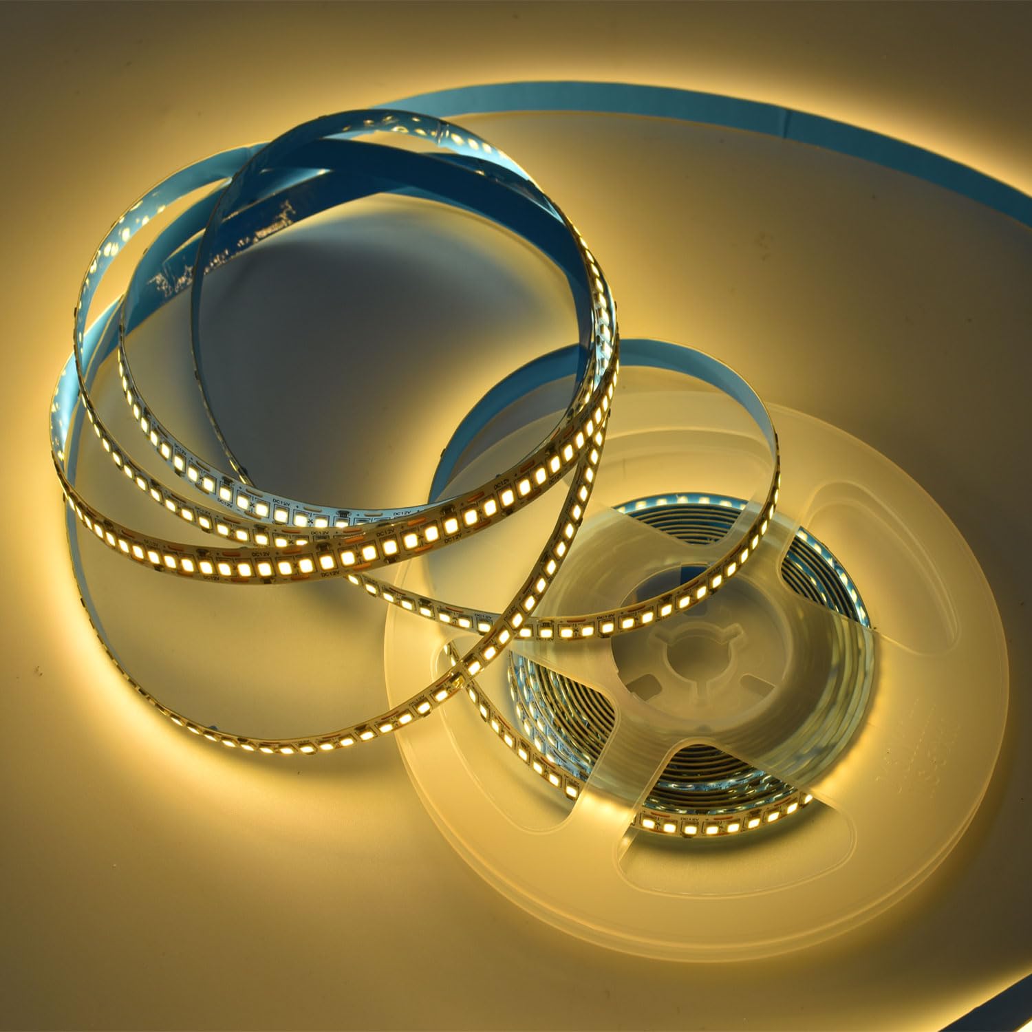 Suyooulin 16.4Ft Led Strip Lights, 3000K Warm White, Waterproof Ip65, 1200