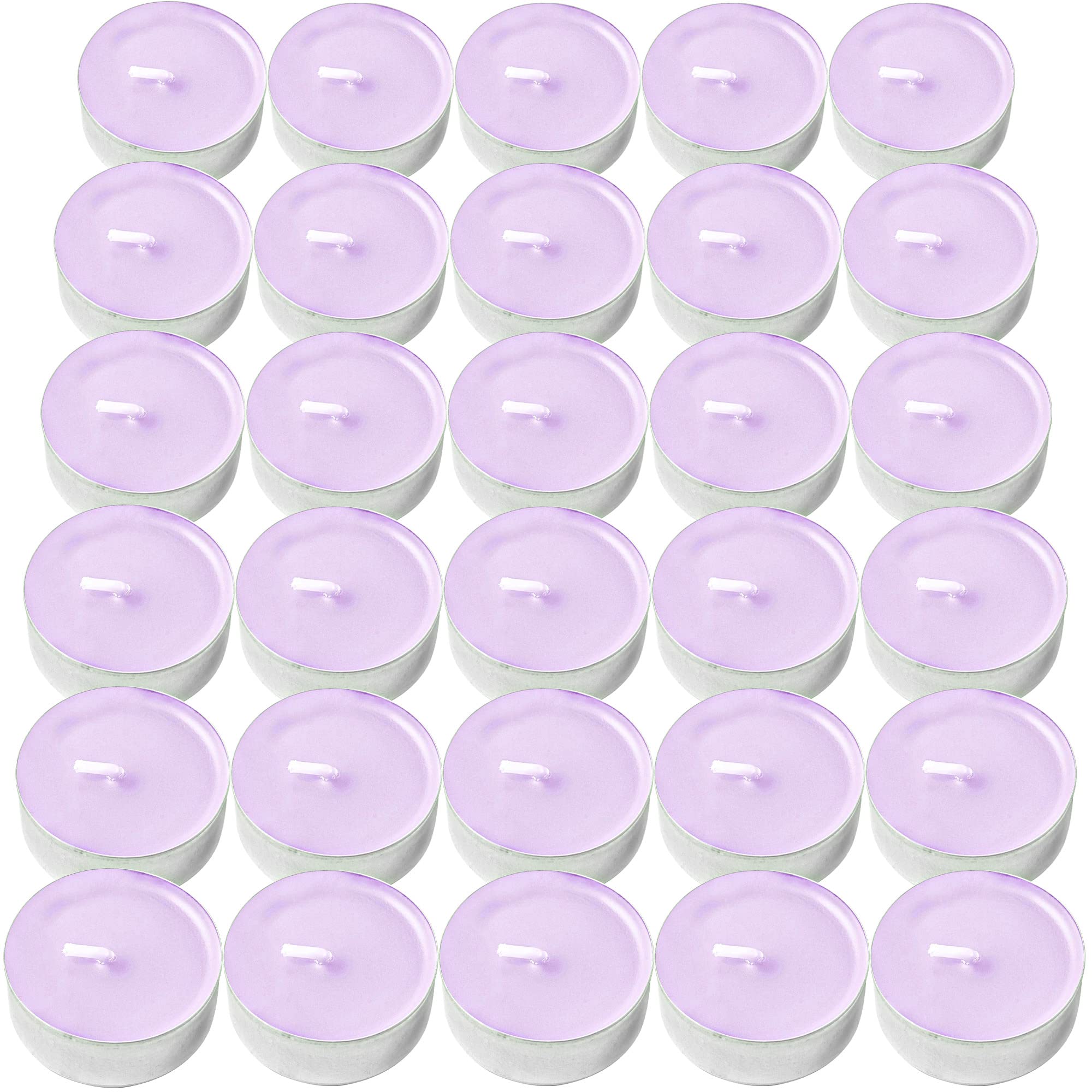 DecorRack 30 Tealight candles  Lavender Scented  Pleasant Fragrance candle  Long Lasting Air Freshener (Pack of 30)
