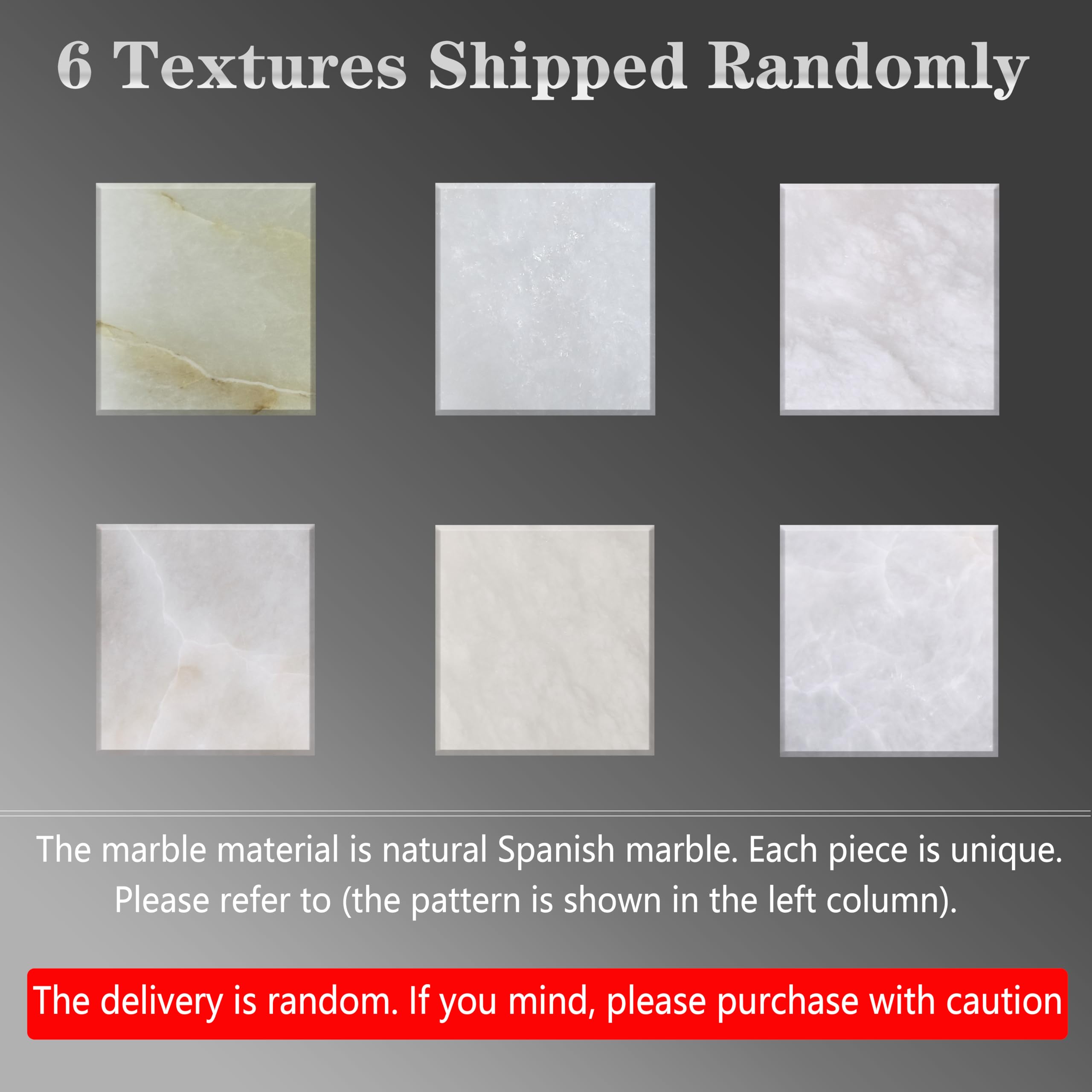 Cjy Chenjinyan 2 Light Square Alabaster Marble Bathroom Wall Sconce Modern Concise Style Wall Light Fixture,Brushed Bronze Finis