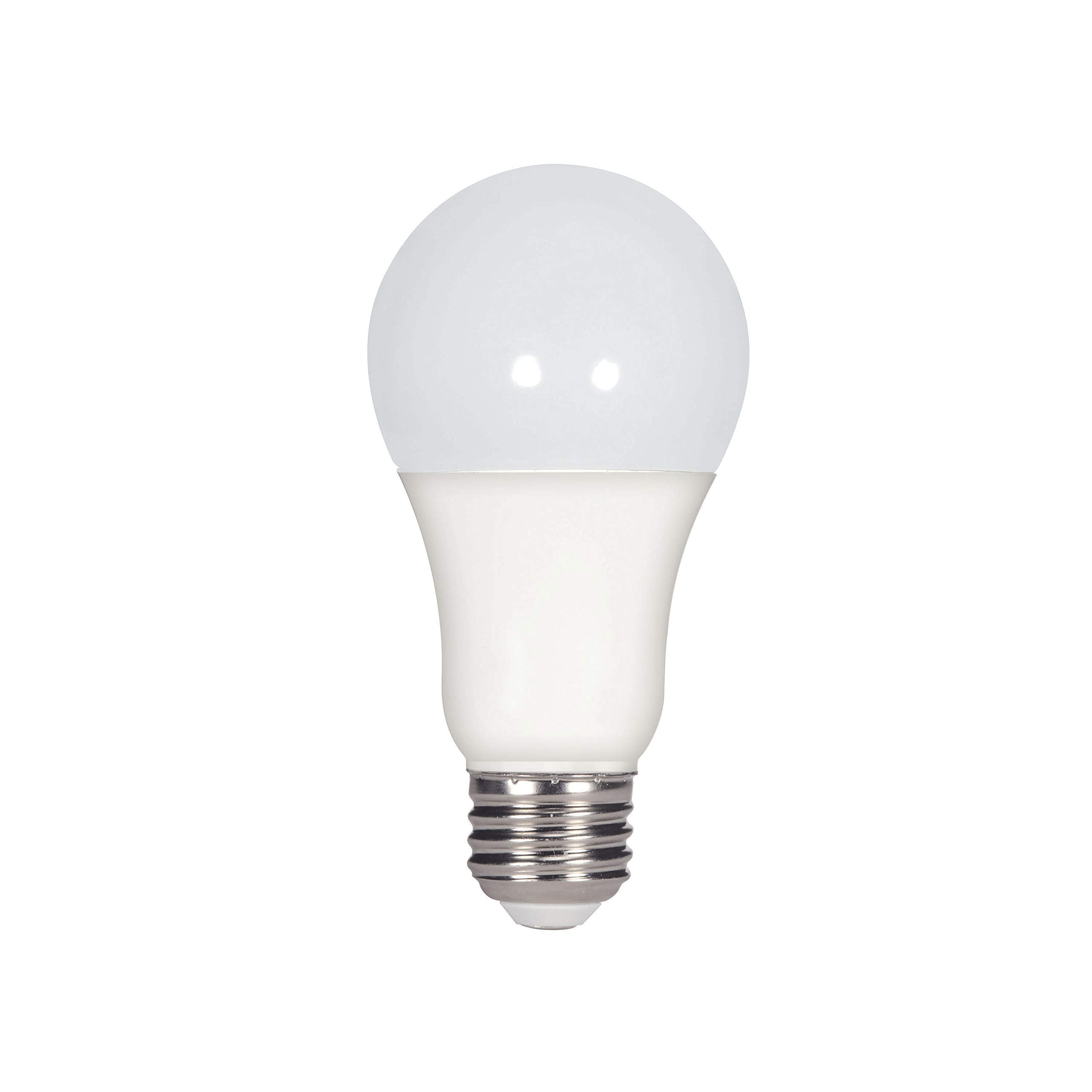 Satco S28790 Medium Light Bulb, Frosted, 5000K, Glass, 4 Count, 4.63 inches