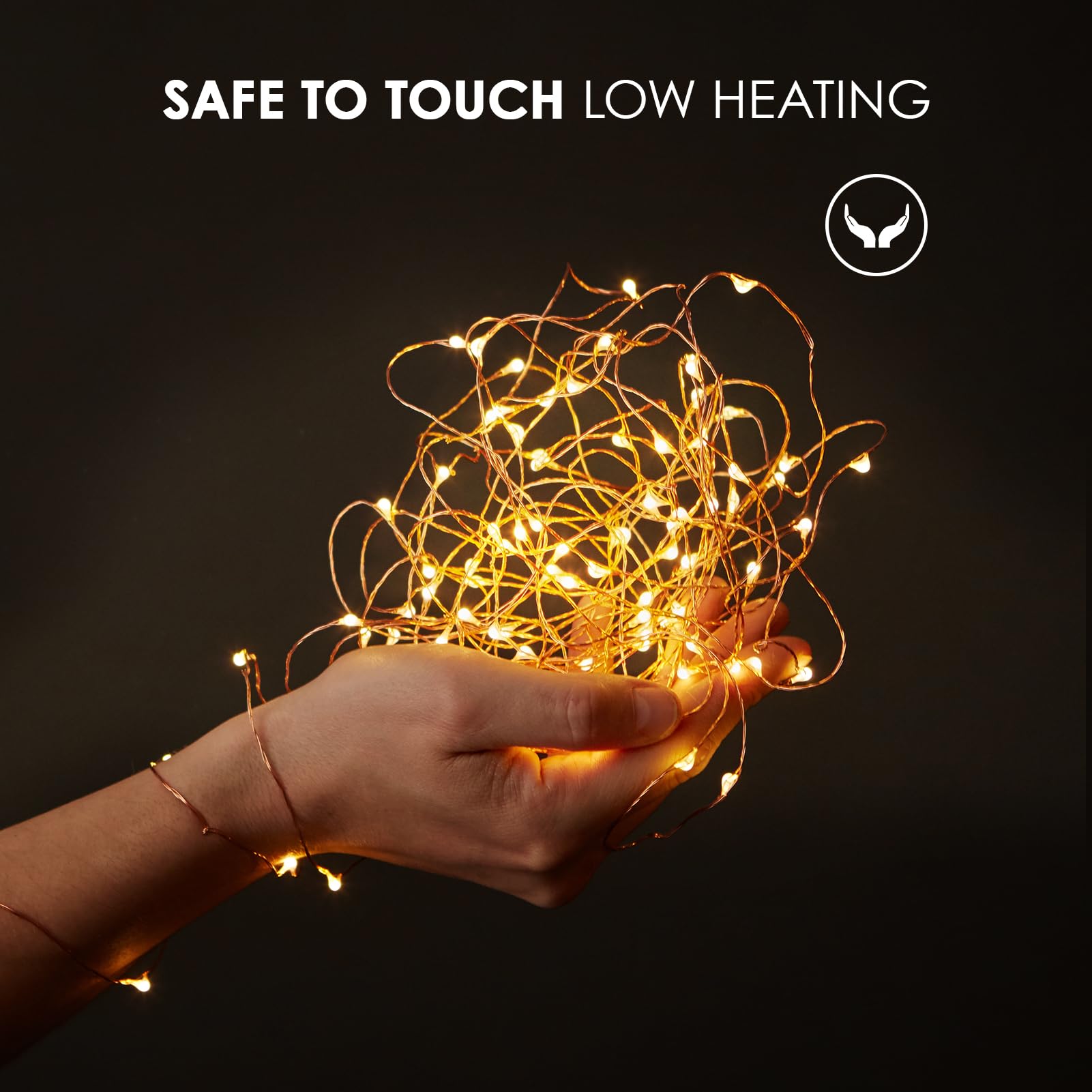 Bexdir 12 Pack Fairy Lights Battery Operated 7FT 20LED Warm White Waterproof Silver Wire for Outdoor Indoor Decor