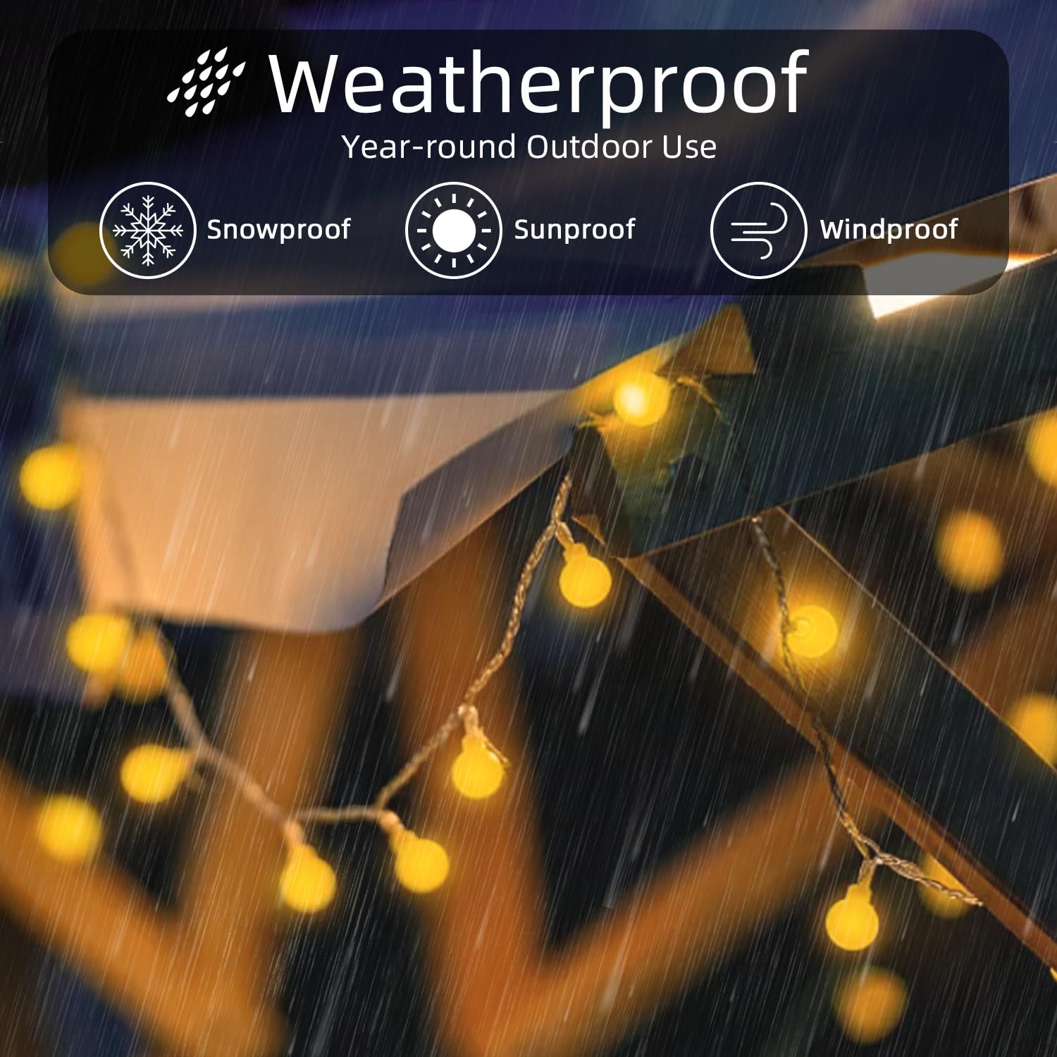 Wuxyiyang 120 Led String Lights 40Ft, 8 Lighting Modes Plug In Fairy String Lights For Bedroom Classroom Patio Garden Wedding Party Christmas Tree Outdoor Indoor Decorations Warm White