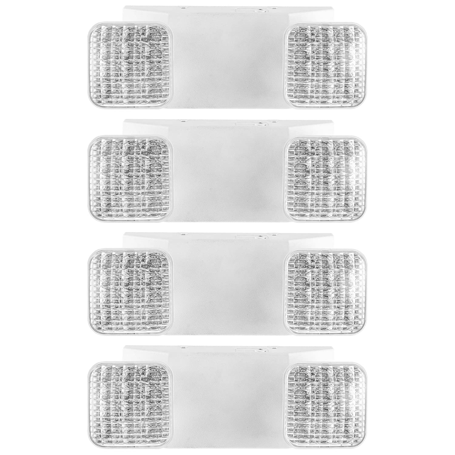 Ostek 4 Pack Led Emergency Exit Lighting Fixtures With 90 Minutes Long Backup Batteries