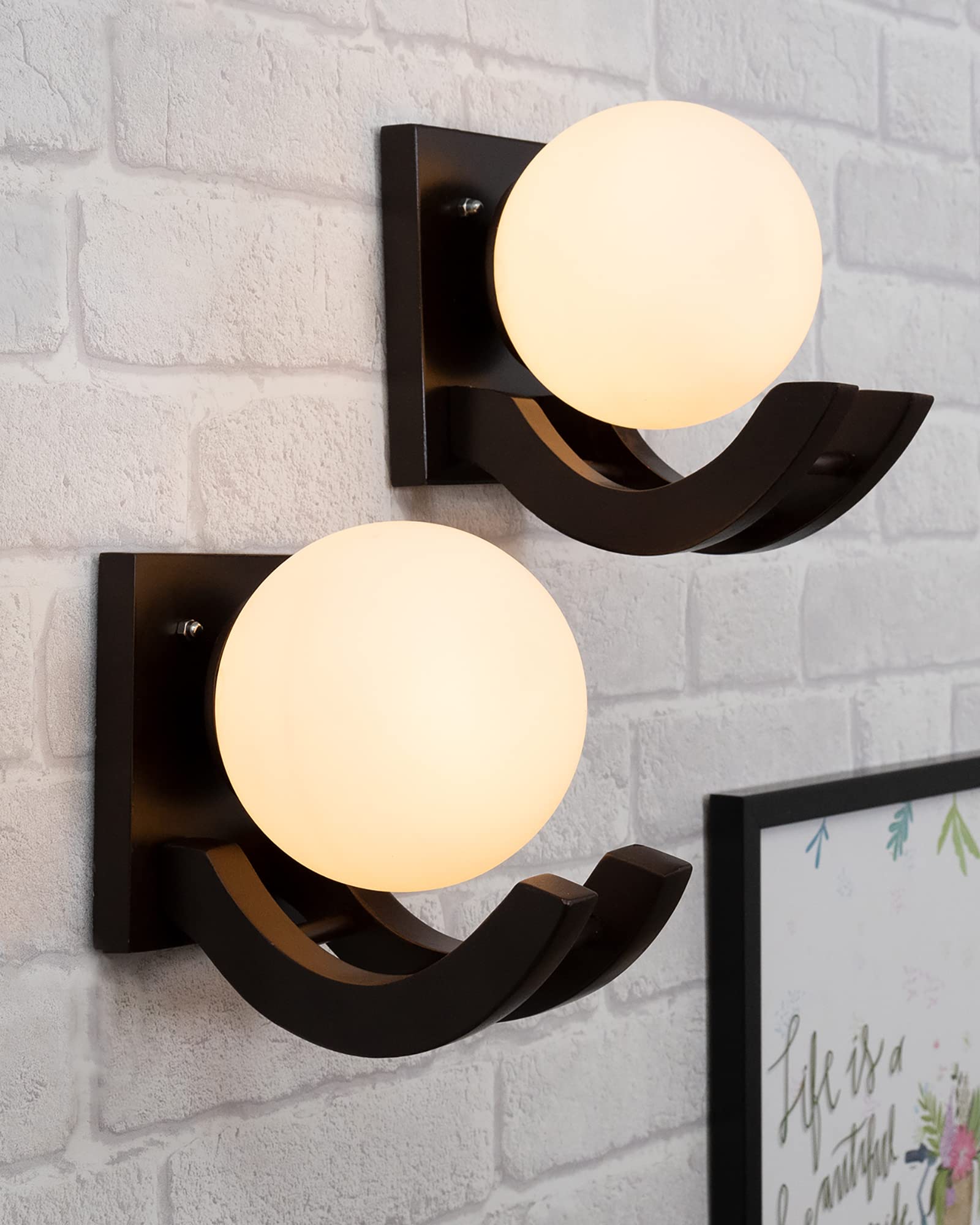 Homesake Wall Light, Wall Lamp, Wall Decor, Wall Hanging Wood Light/lamp, Decorative Home, Living Room, Indoor/Outdoor Lighting