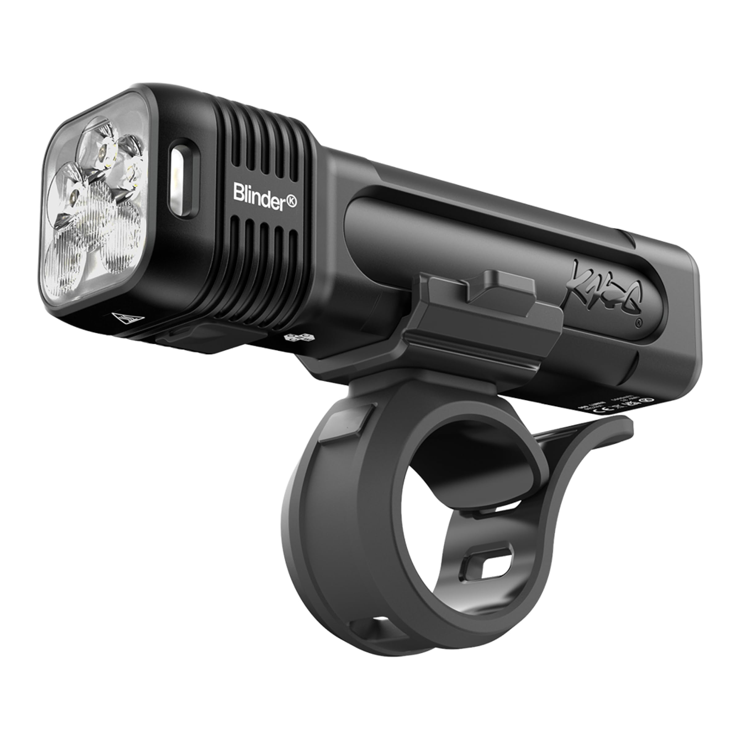 Knog Blinder 1400 Front Bike Light, 2nd Gen, 1400 Lumens USB-C Rechargeable LED Bicycle Light, 6 Modes, 400 ft Beam, IP67 Waterp