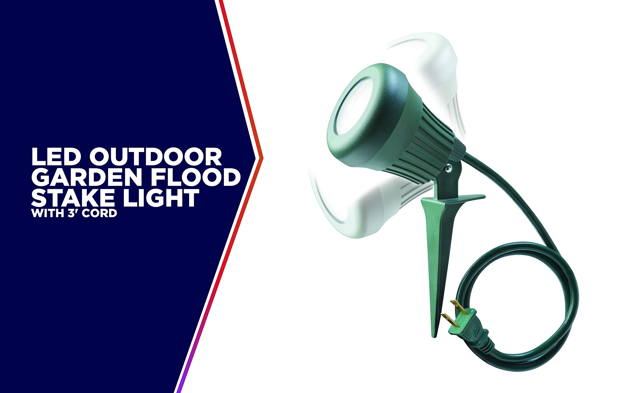 Woods 60-Watt Weather Resistant Light, Green, Model 0434, Durable Fixture, 200 Lumen, 1-Pack