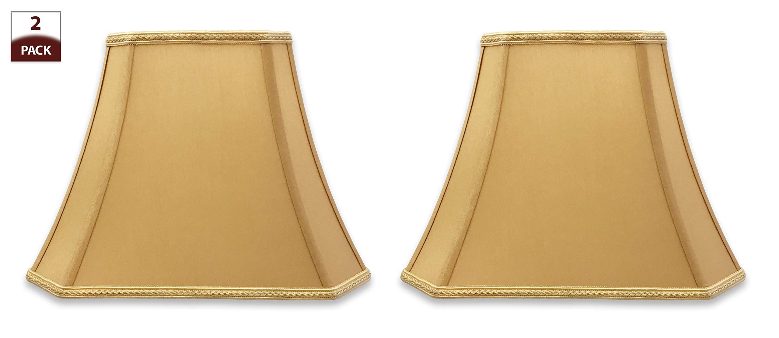 Royal Designs, Inc. Dds-68-16Agl-2 Lampshades, 16&quot;, Antique Gold, 2 Piece