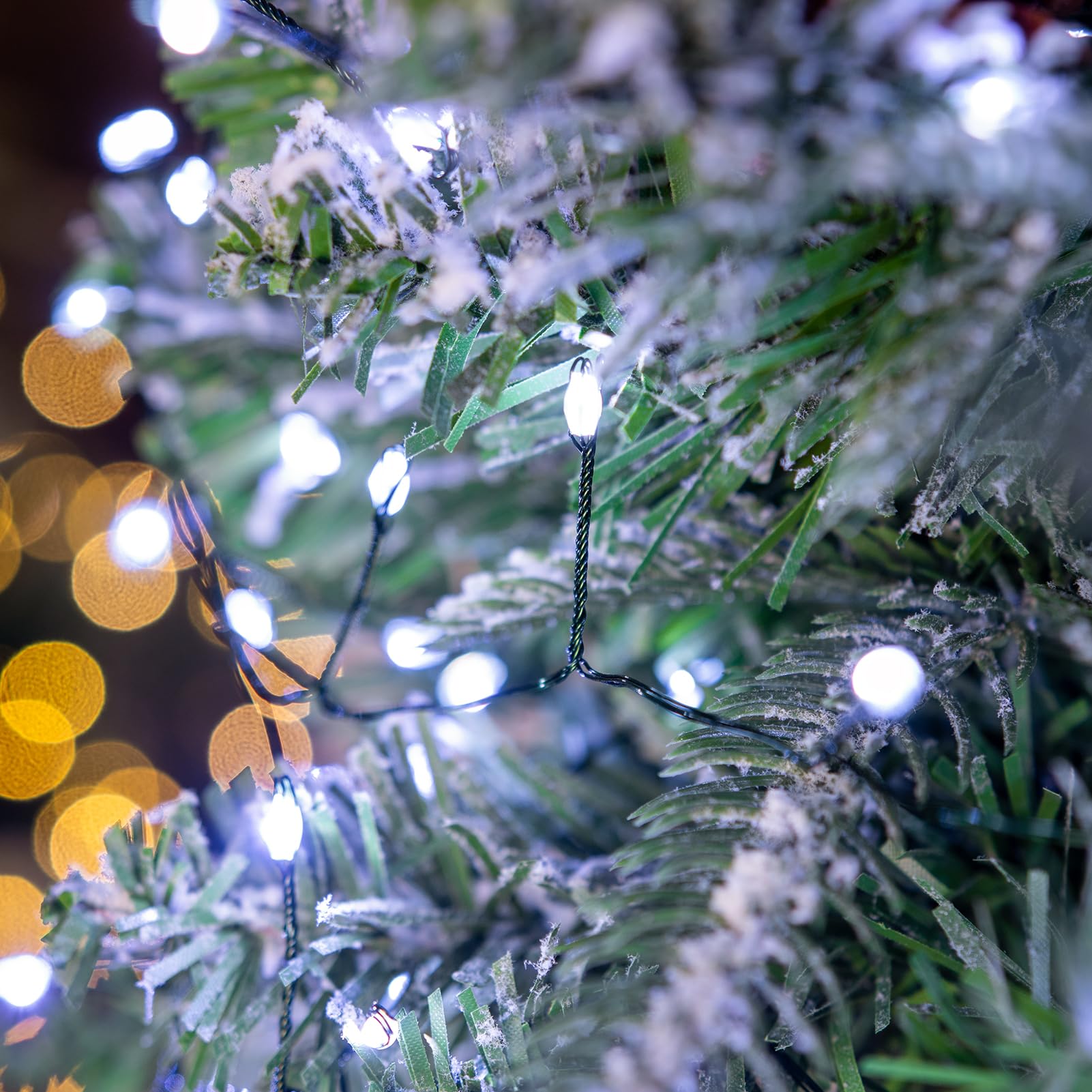 Zeluxdot Fire er Fairy Lights 33Ft 300Leds Waterproof Twinkle Lights Plug In Green Wire Led Light With Remote 8 Modes For Indoor Outdoor Christmas Wedding Birthday Patio Garden Decor Cool White