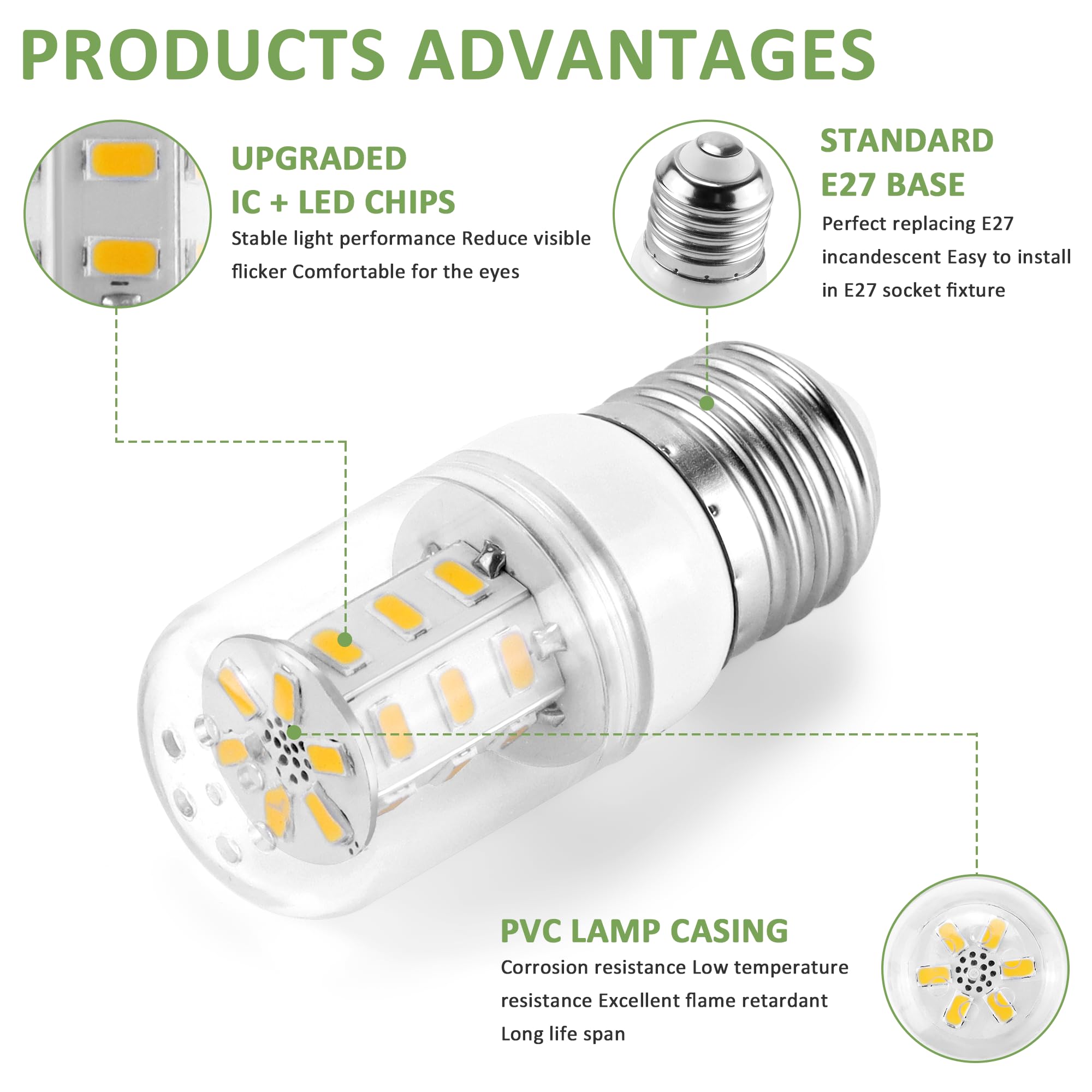 Miflus Led Refrigerator Light Bulb 5304511738 Kei D34L