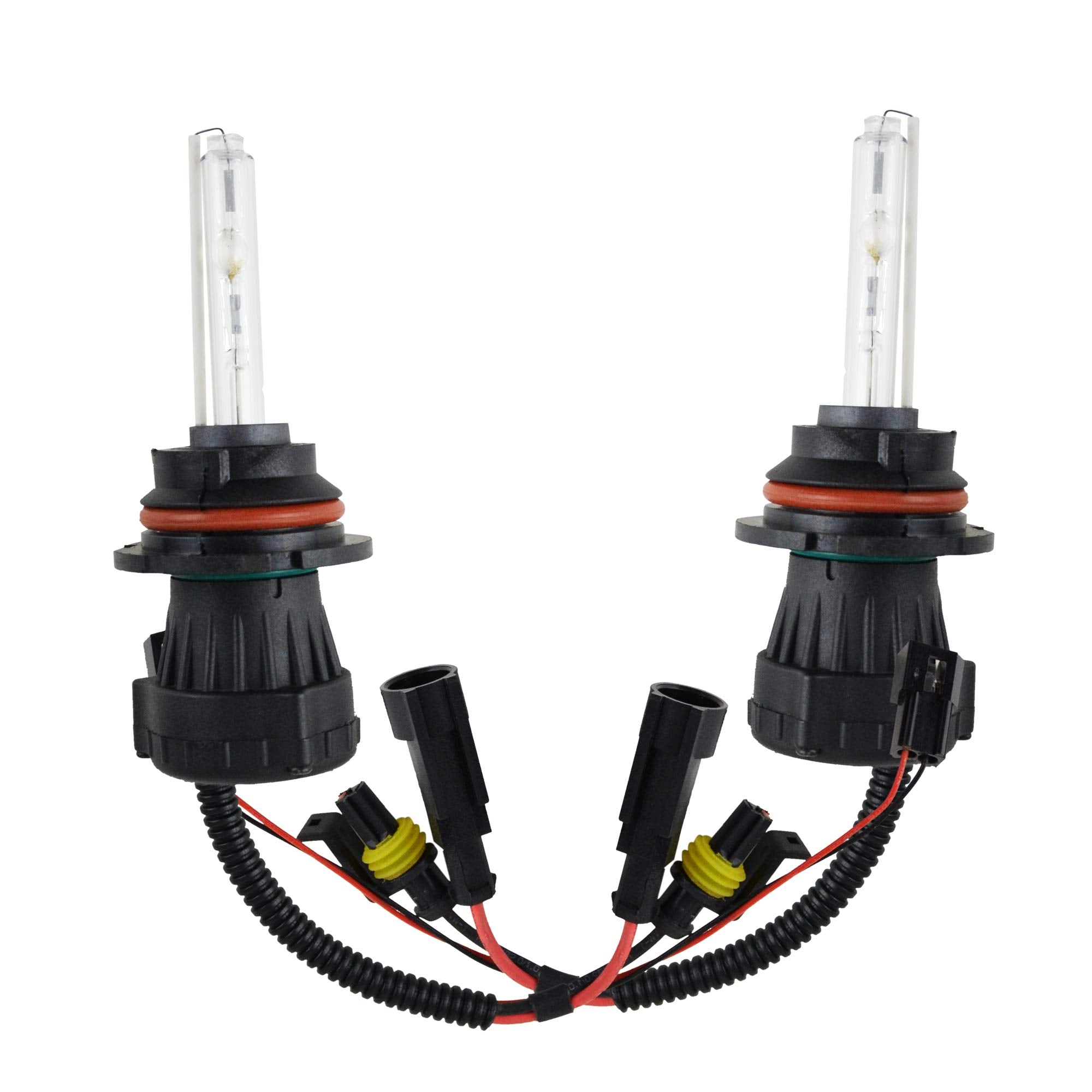 Innovited HID Xenon 9004 9007 3000K Bi xenon HI/LO HID Replacement Bulbs (1 Pair) Golden Yellow