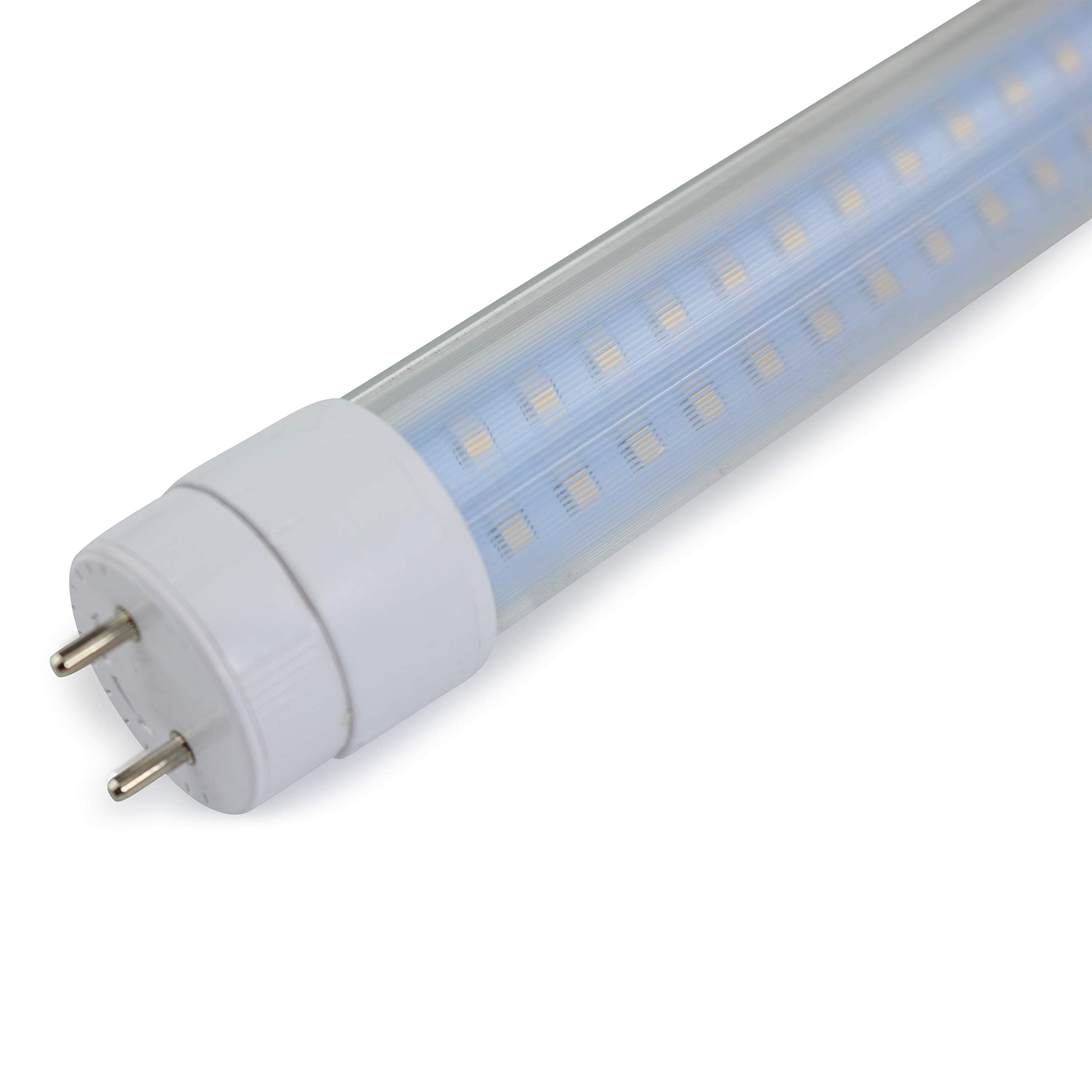 Leisure LED RV Light Bulb T8 18" Replacement, 600 Lumen Natural White, Aluminum