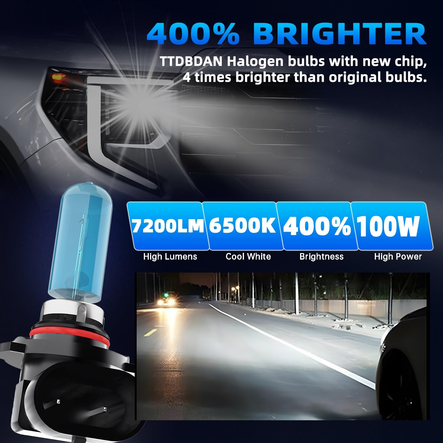 TTDBDAN Headlights Fit For RX300 1999-2003 Halogen Headlight Bulbs,9005/HB3/H10 High Beam+ 9006/HB4 Low Beam+ 9006 Fog Light Com