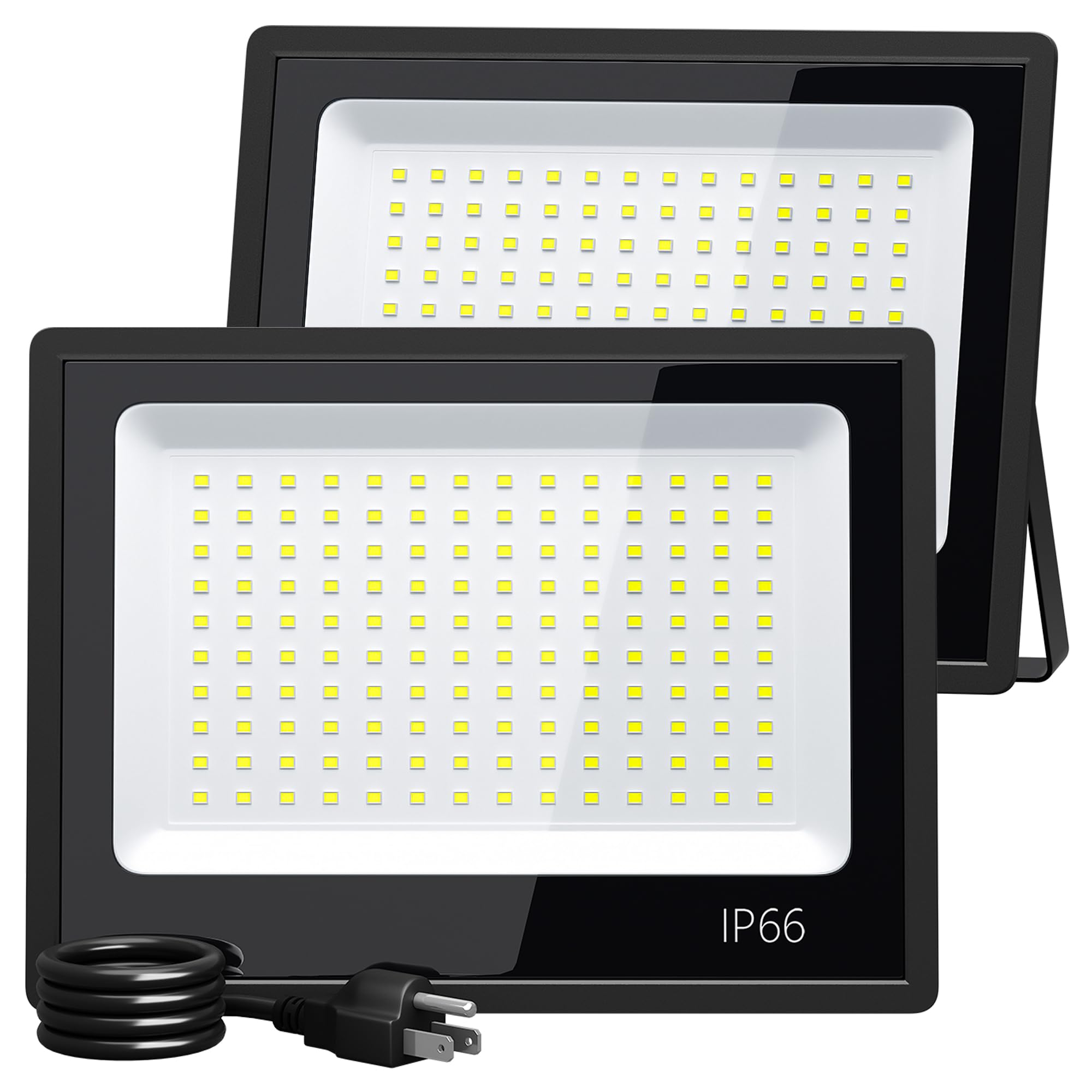 XXBSAZ LED Flood Light Outdoor, High Power Commercial Work Light, IP66 Waterproof Daylight Super Bright Security Stadium Lights 